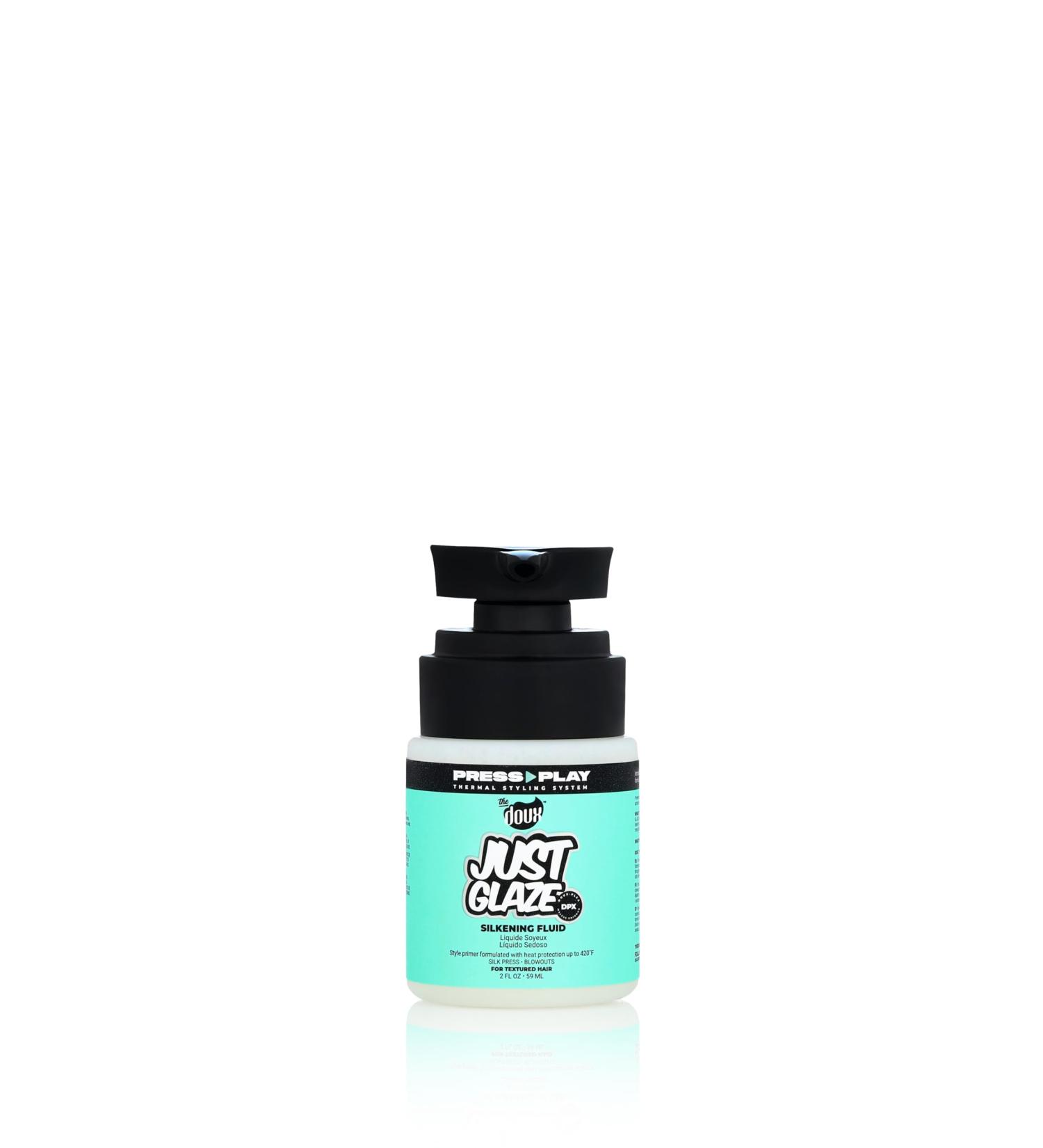 Doux JUST GLAZE Silkening Fluid - Frizz Control & Heat Protection Blowout Primer for Smooth Hair | Shop Internationally - Buy Online on GoSupps.com