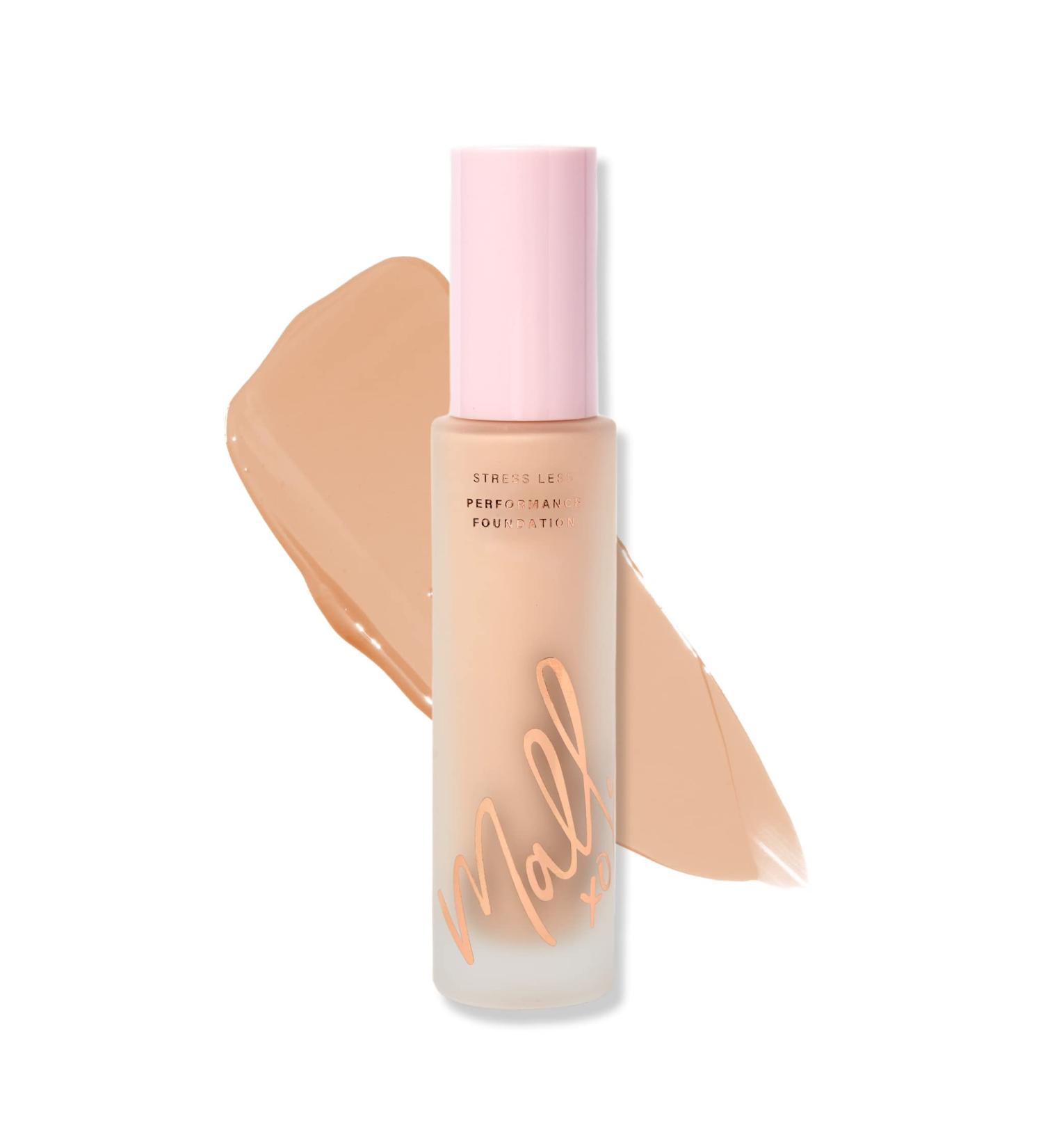 Mally Beauty Stress Less Performance Foundation - Beige | Buildable Medium to Full Coverage Liquid with Niacinamide | Lightweight Formula for Brightened and Hydrated Skin | Satin Finish 03 Beige - Buy Online on GoSupps.com