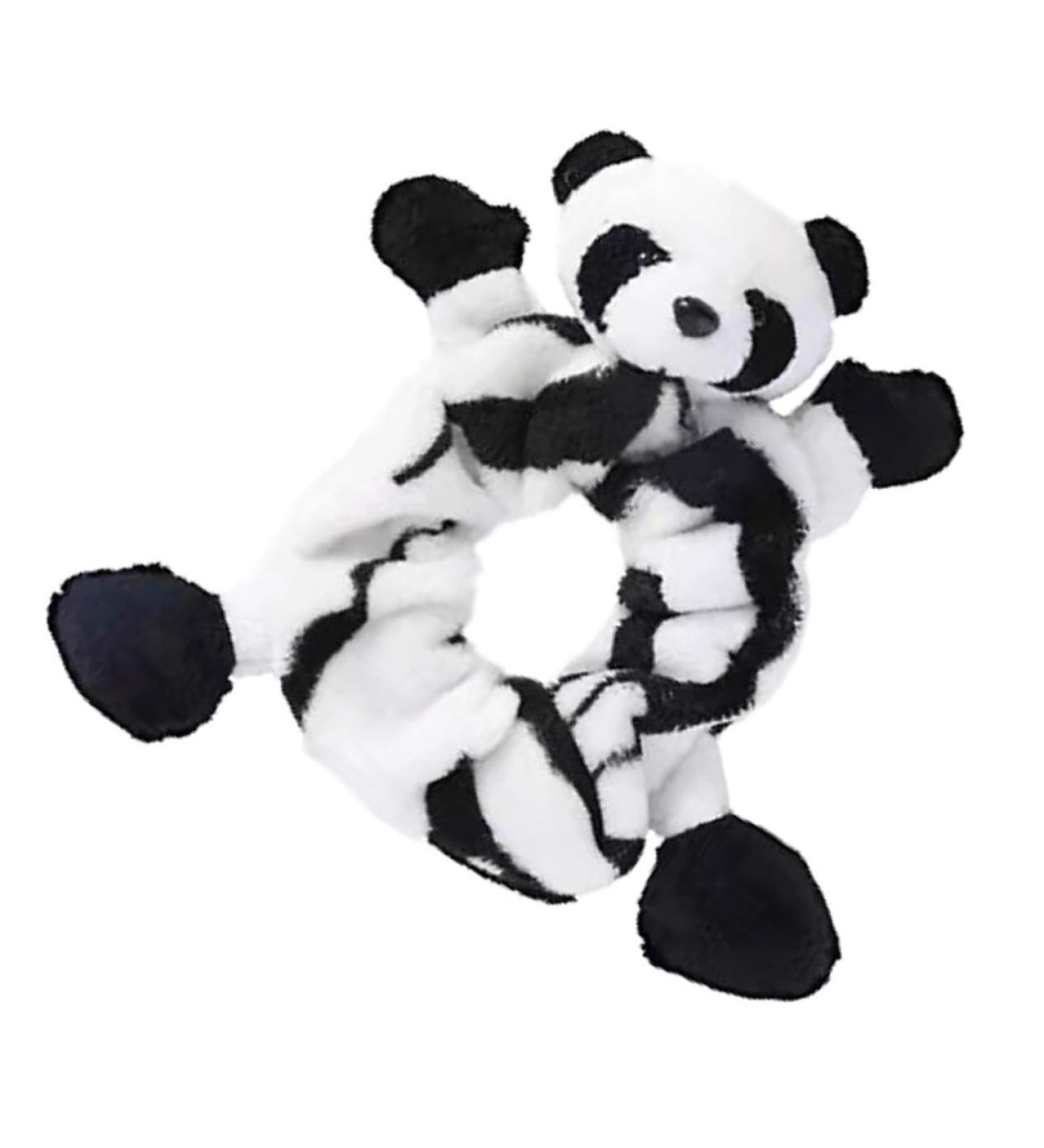 minkissy Panda Hair Band Hair Scrunchies Girl Scrunchies Head Bands for Womens Hair Cute Animal Scrunchies Hair Bun Rope Elastic Hair Bands Panda Hair Rope Tie Miss Cloth Hairy Panda Doll - Buy Online on GoSupps.com