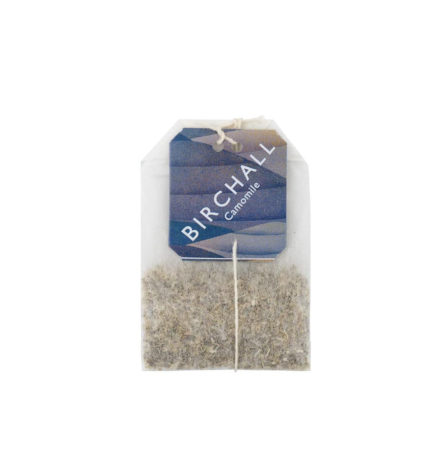 Birchall Tea Bags Camomile Tea Pure Camomile Herbal Tea for Calming the Mind and Body Box of 250 Enveloped Plant-Based Tea Bags - Buy Online on GoSupps.com