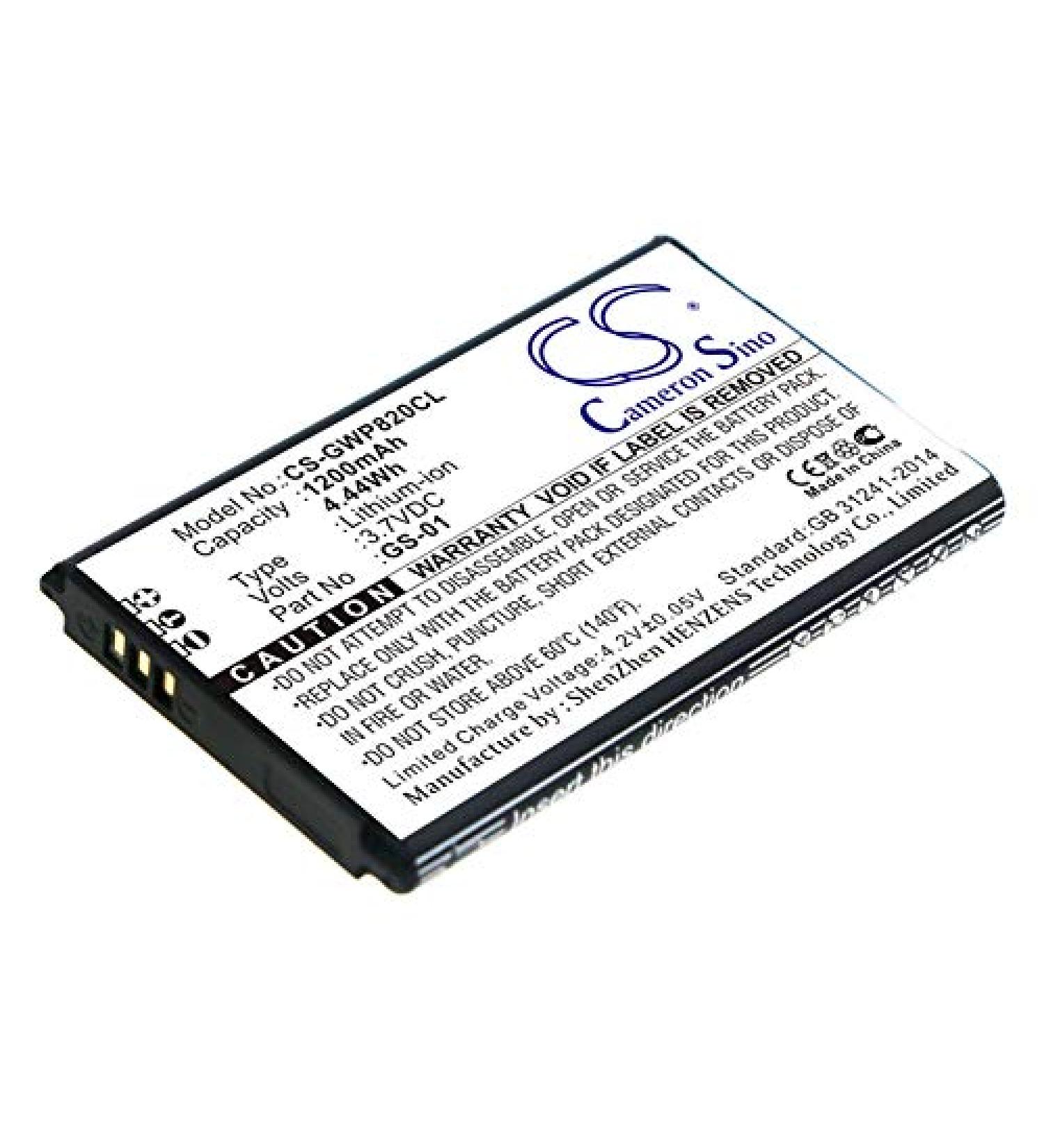 High-Quality Battery Replacement for WP820 DP730 WP810 GMD1208 GS-01 - International Shipping Available - Buy Online on GoSupps.com