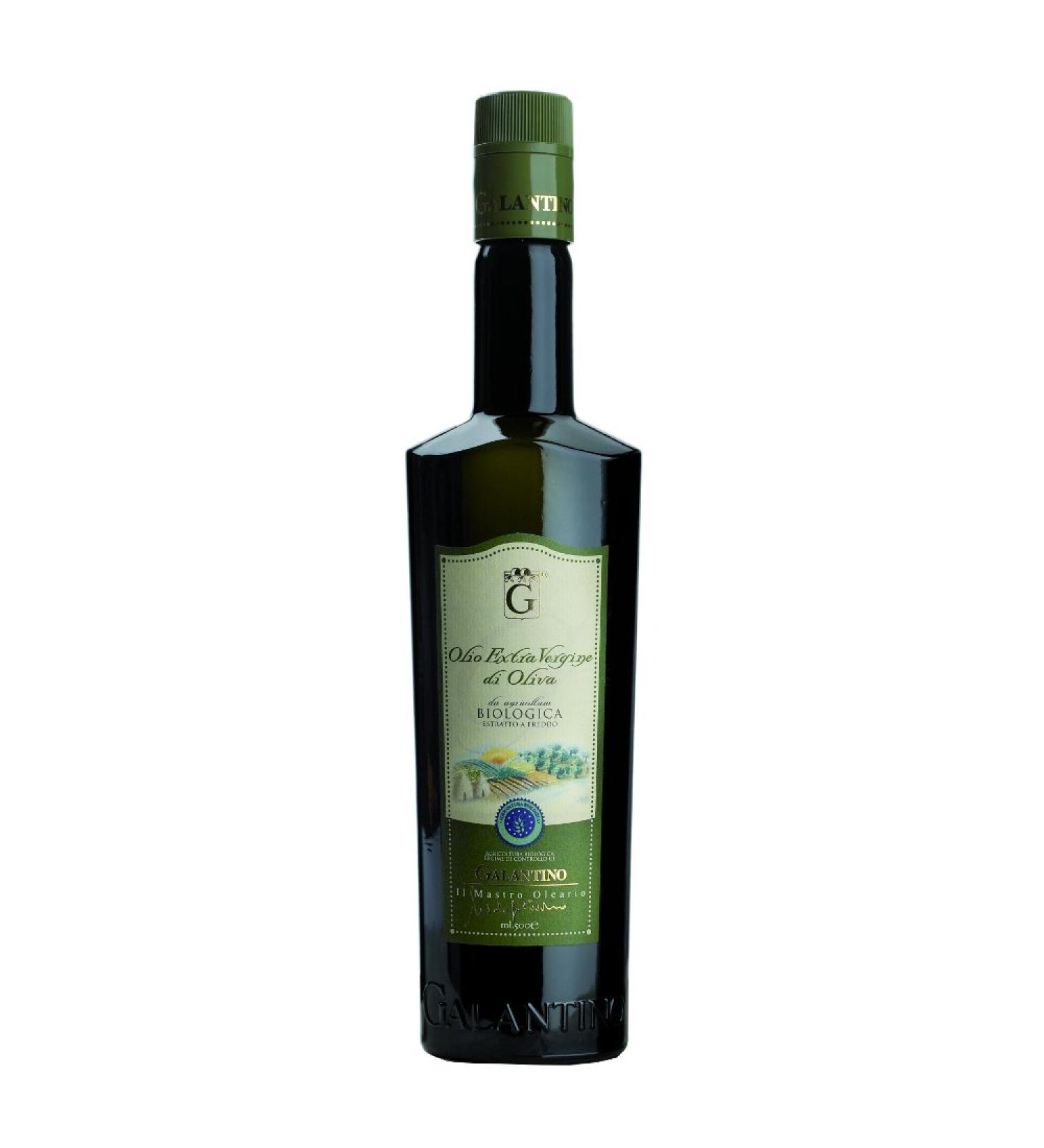 Galantino FRANTOIO GALANTINO-Extra Virgin Olive Oil from Organic Agriculture Monet lt. 0.500 - Italian Artisan Product