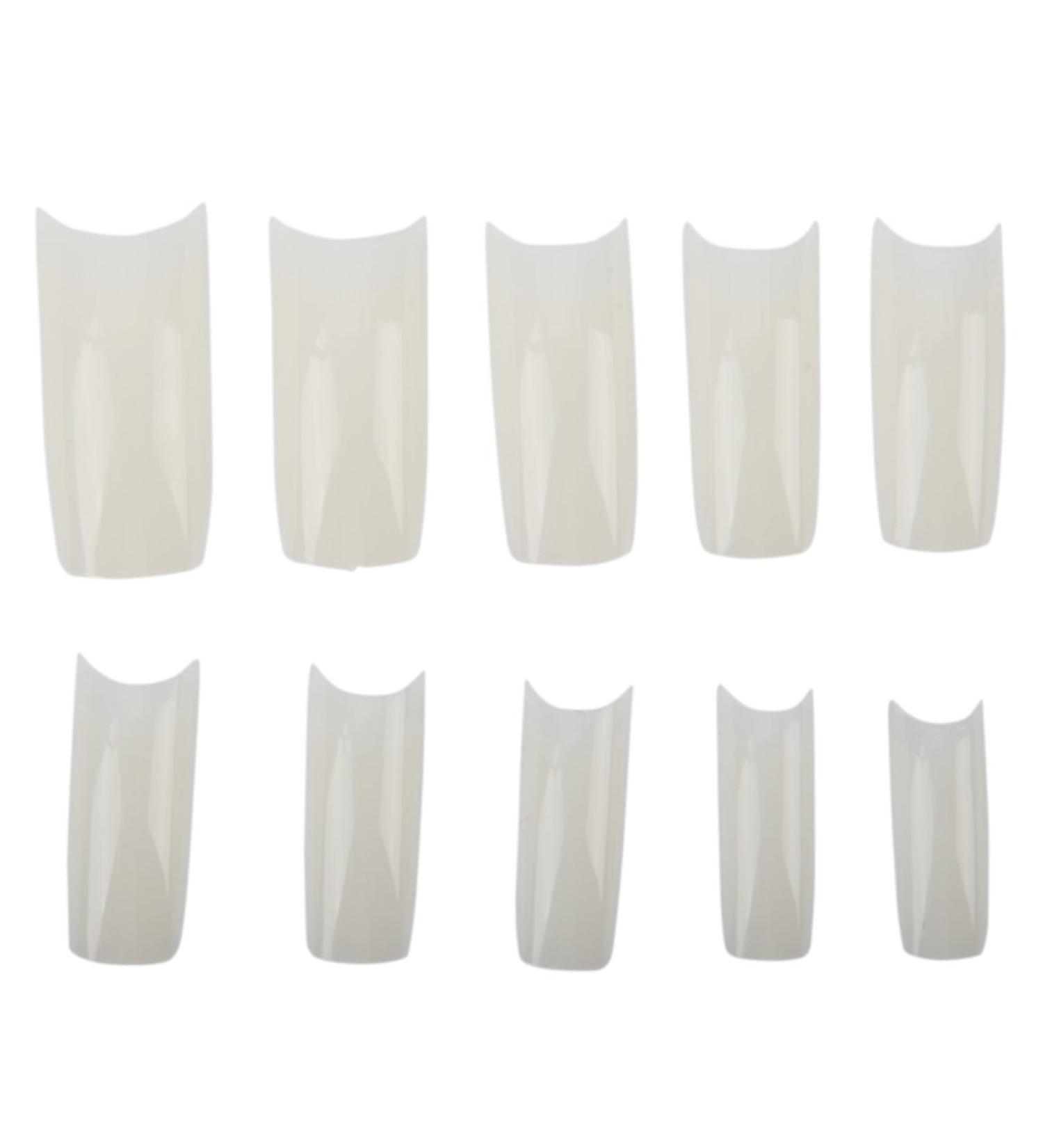 luxurious 500 FRENCH Acrylic False Artificial Tips Nail Art - Buy Online on GoSupps.com