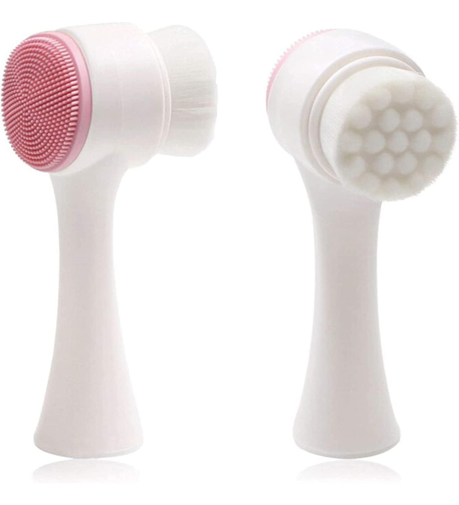 Chargenyang 2 in 1 Face Brush for Cleansing and Exfoliating - Double Sided Facial Cleaner for Deep Cleansing and Skin Care - Buy Online on GoSupps.com