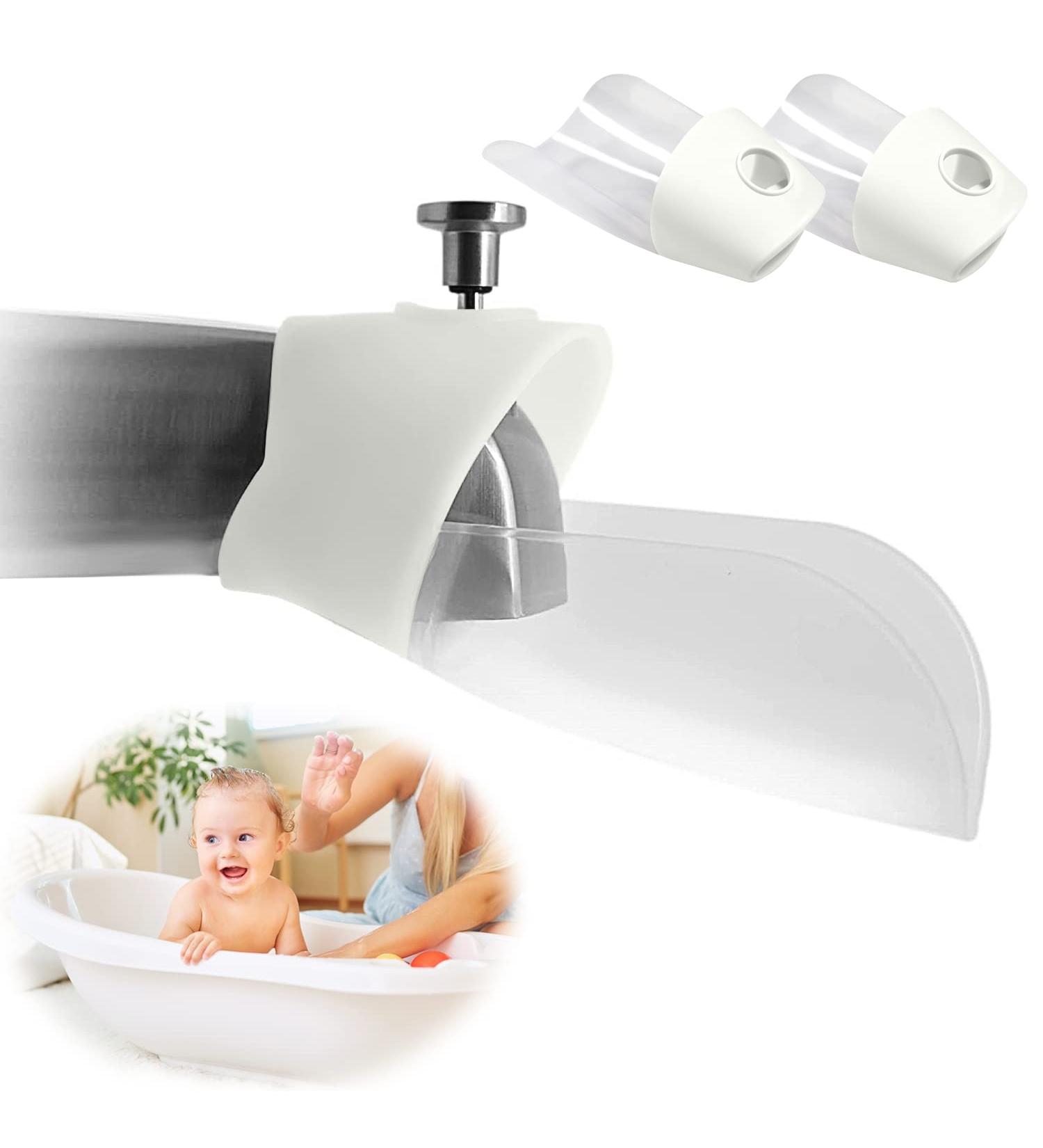 Faucet Extender  2 Pack Faucet Extender for Toddlers  Bath Tub Faucet Extender for Kids Baby Children Hand Washing  Bathroom Kitchen Sink Spout Extender for Faucet  Fits Most Faucets (White) Upgraded-White - Buy Online on GoSupps.com