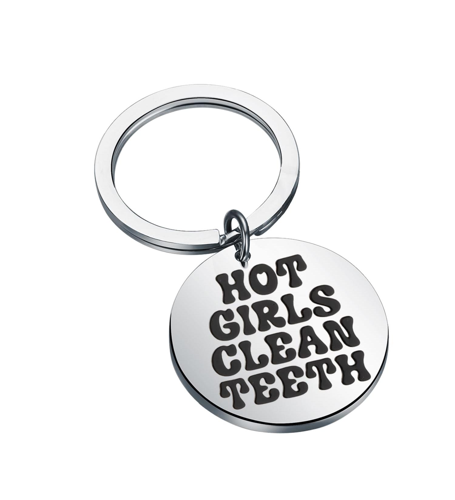 KUIYAI Orthodontist Gift Dental Hygienist GiftDental Care Dentist RDH Jewelry Dental Assistant Gift Hot Girls Clean Keychain Hotcleanteethks-us
