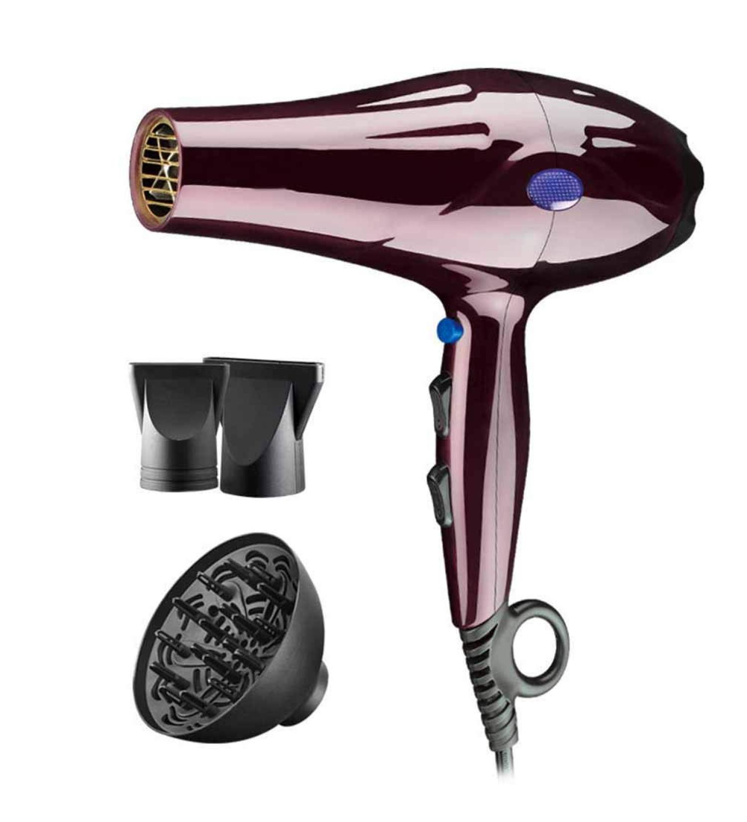 2200W Ionic Hair Dryer Professtional Hair Dryer Salon Hairdryer 2 Speed and 3 Heat with Cool Button Diffuser and Concentrator Overheat Protection Low Noise Lightweight for Home Use Travel - Buy Online on GoSupps.com