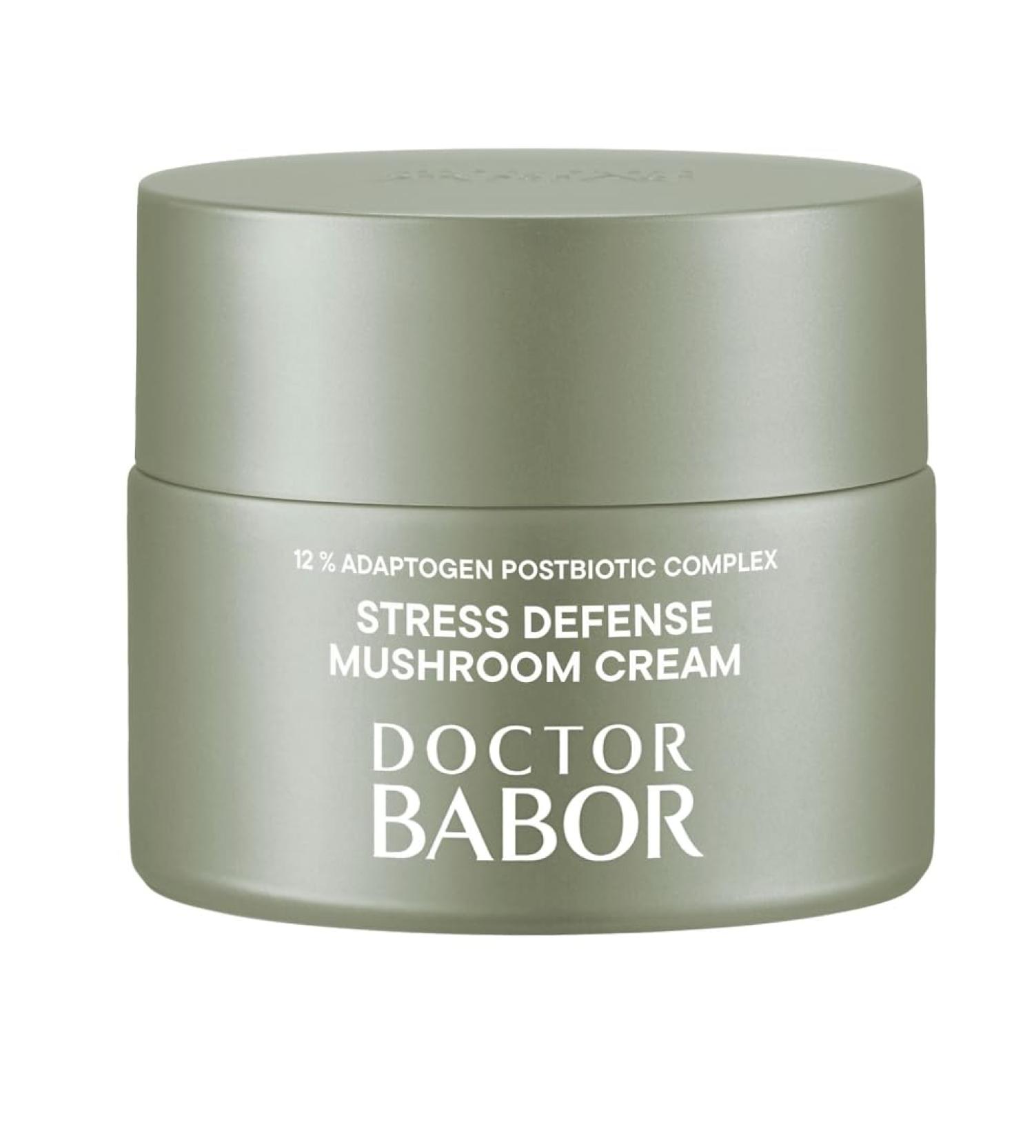 DOCTOR BABOR Microbiomic Stress Defense Mushroom Face Cream (50ml) - Vegan & Antioxidant Moisturizer - Professional Facial Care to Strengthen Skin Barrier - Buy Online on GoSupps.com