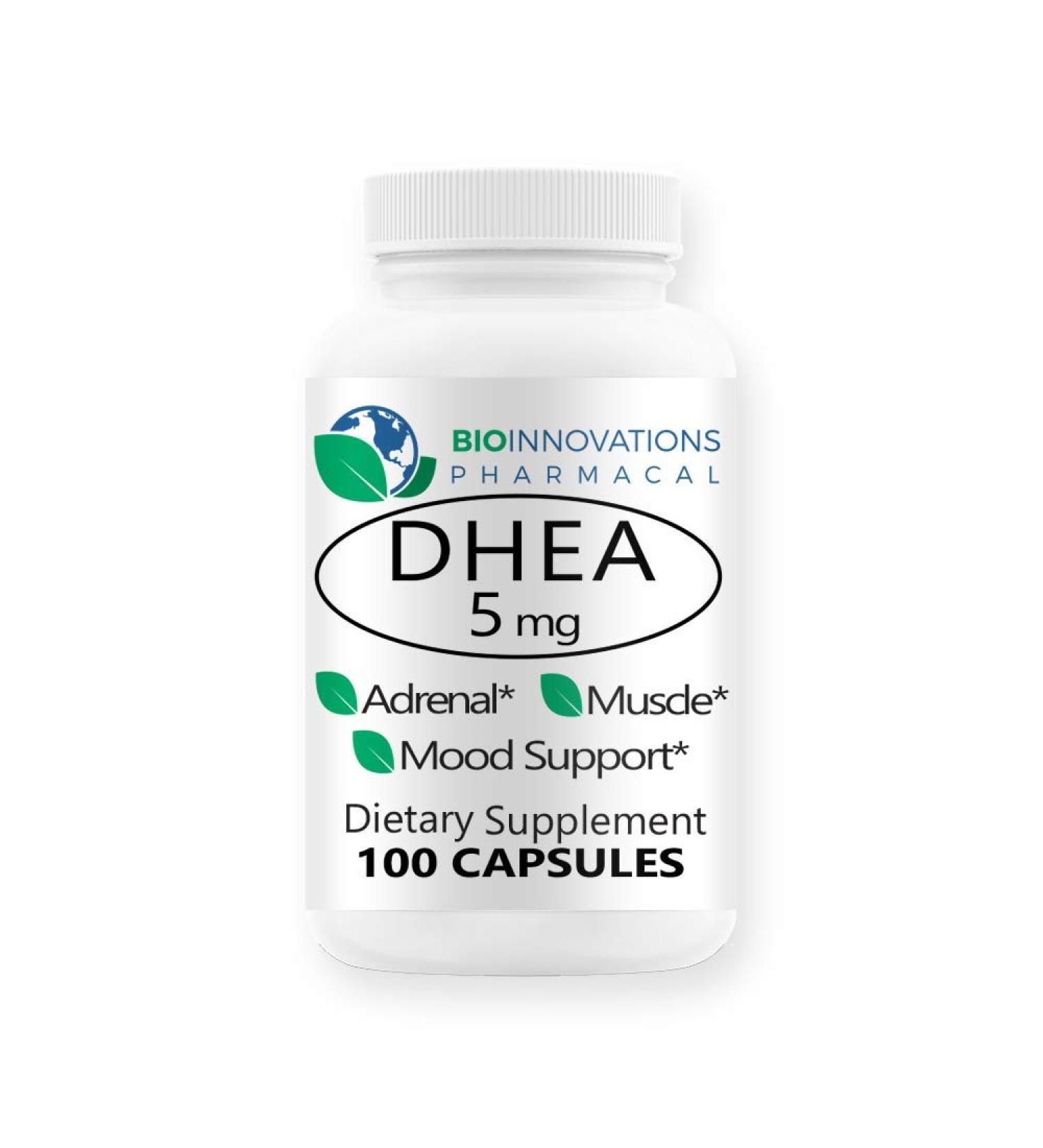 Micronized DHEA 5mg - Balance Hormones Boost Immunity & Support Healthy Aging - Shop Internationally - Buy Online on GoSupps.com