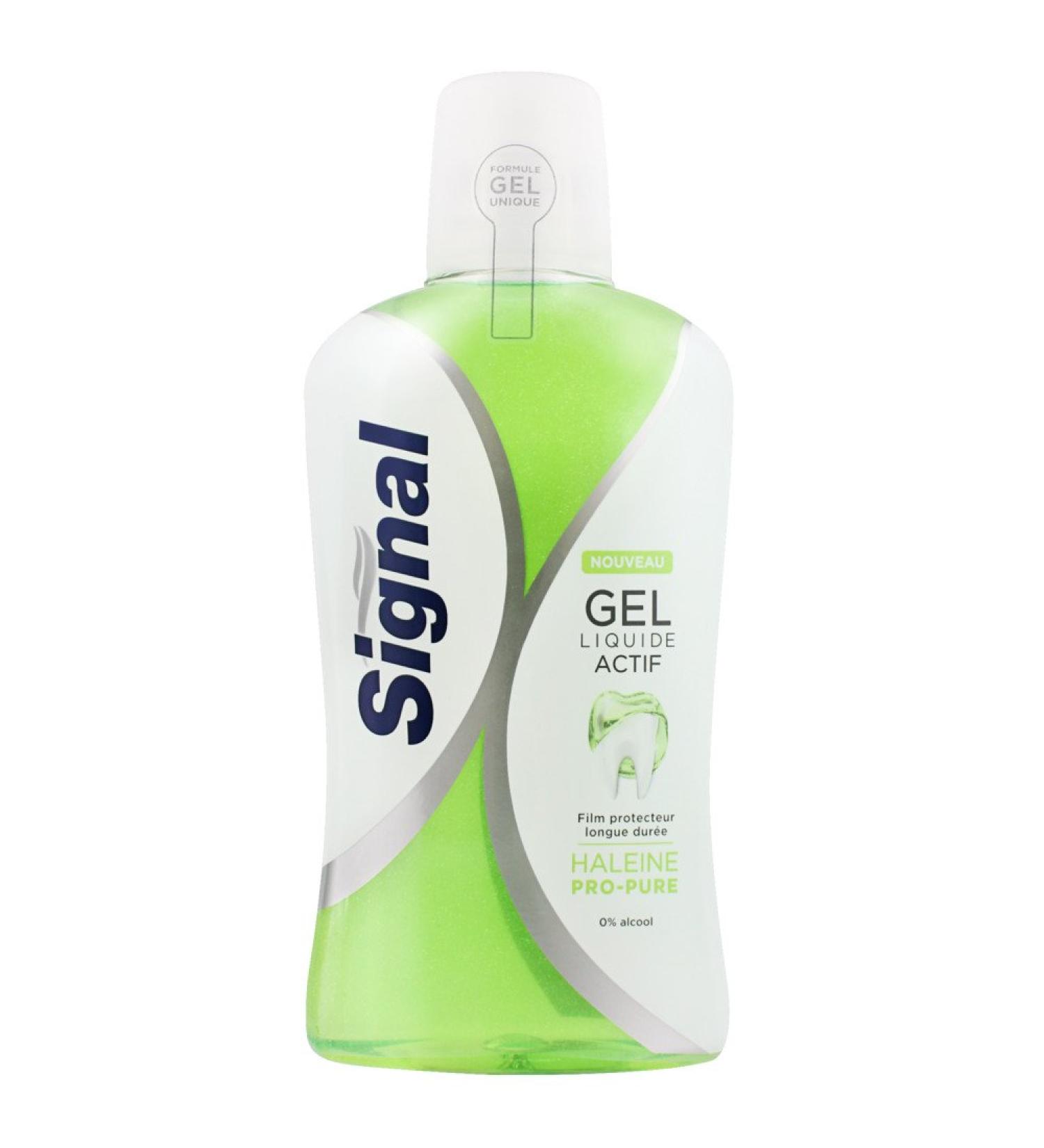 Signal Bain de Bouche Gel Liquide Haleine Pro-Pure 500 ml