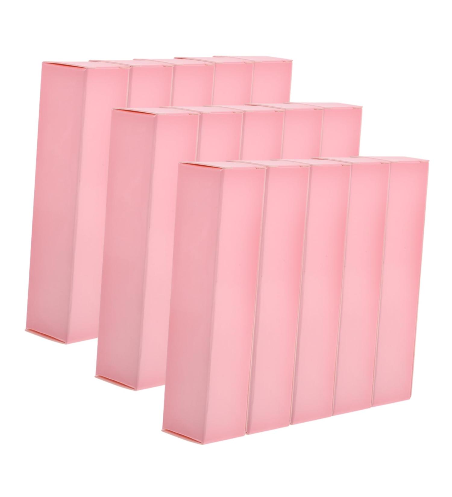  PLAFOPE PLAFOPE 15 Pieces Boxes Lipstick Box Makeup Box Lipstick Case Packaging of a Lipstick Box Lip Gloss Lip Balm Paper Lipstick Holder Empty Lipstick Boxes Pink - Buy Online on GoSupps.com