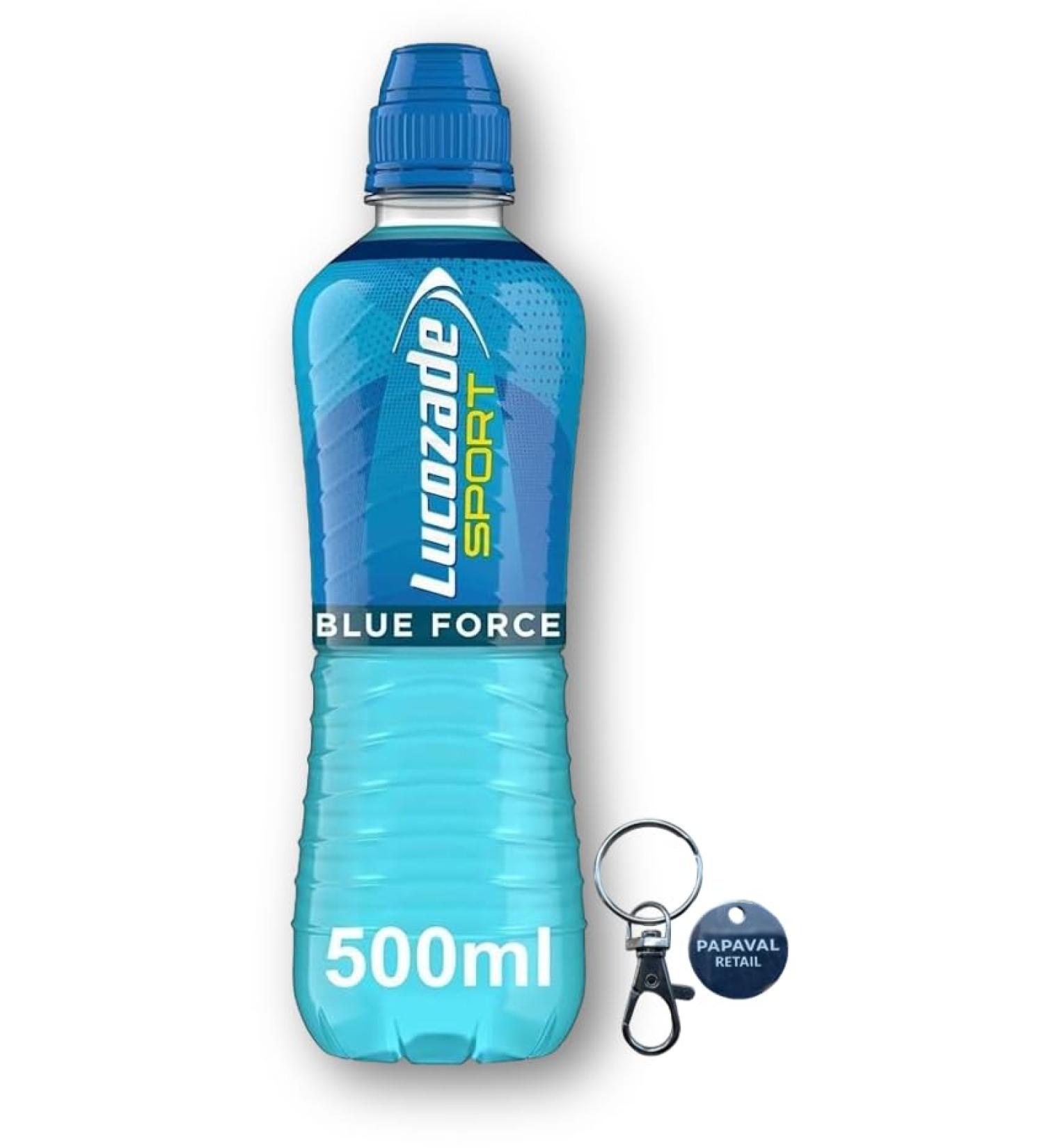 Blue Force Sport Isotonic Energy Drink Pack of 12x500ml with Key Ring