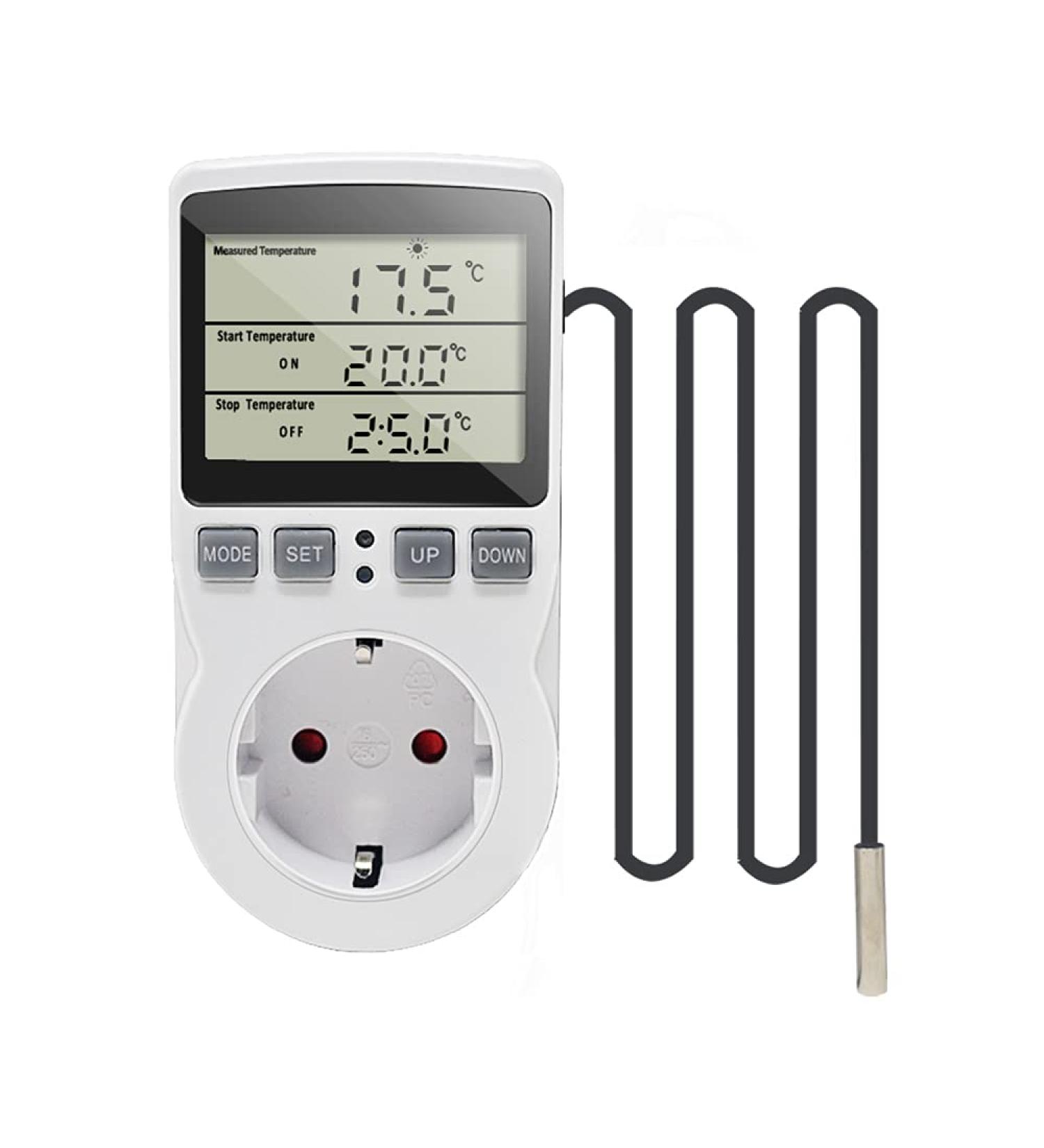 Ketotek Digital Thermostat Temperature Controller 16A | Waterproof Sensor for Brewing Aquariums & Greenhouses | KT3100 - Buy Online on GoSupps.com