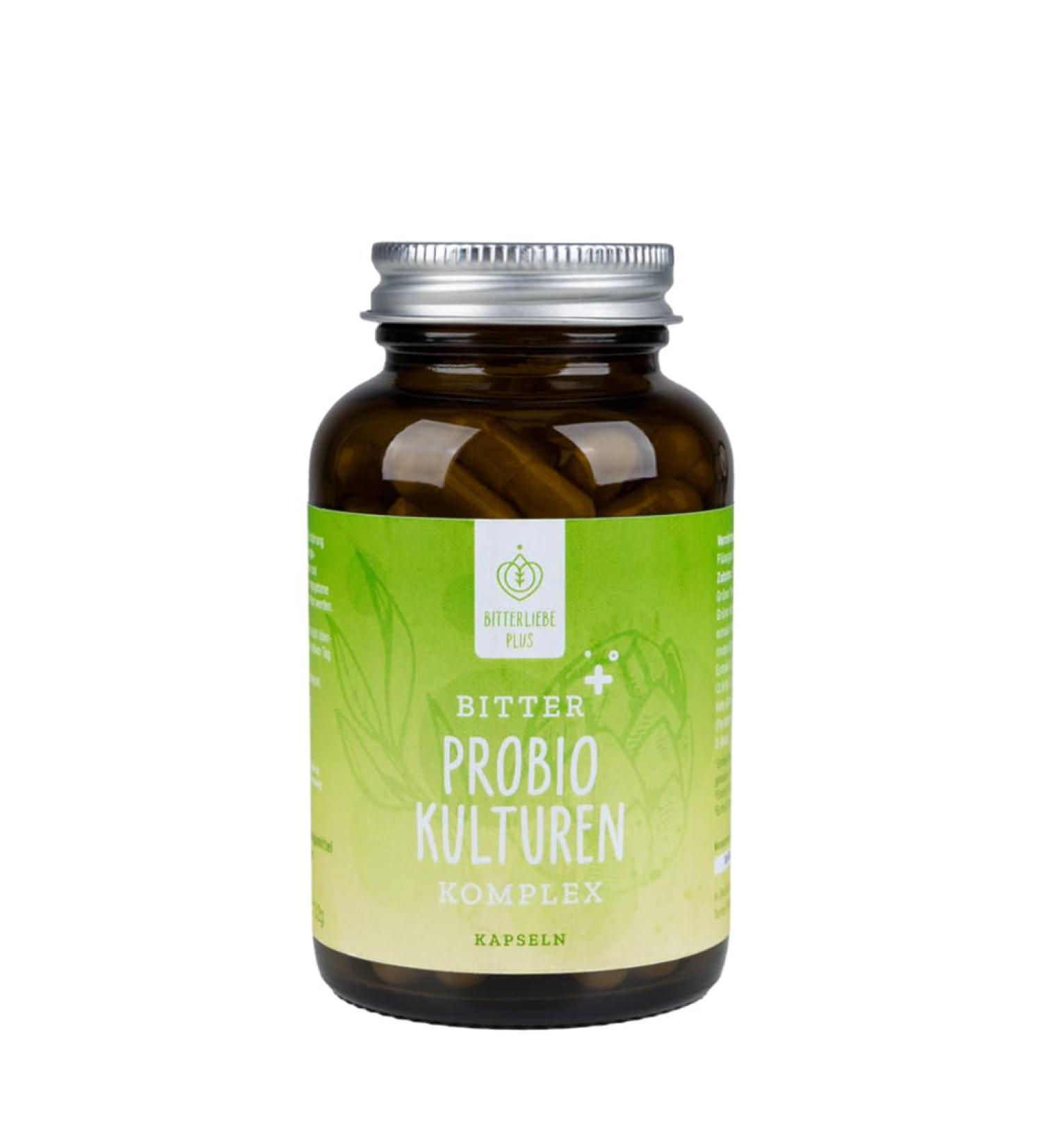 Bitter Love ProBio Cultures Complex Capsules | 15 Billion KBES I Intestinal Bacteria for Gut Health | 60 Lactobacillus & Bifidobacteria Capsules - Buy Online on GoSupps.com