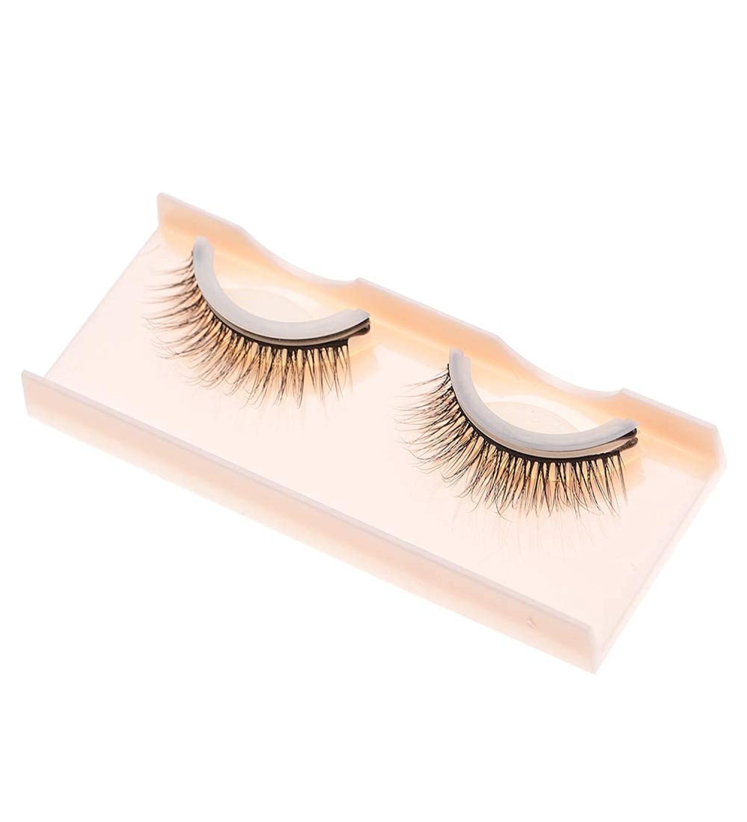 Vegan 3D Self-Adhesive Artificial Eyelashes - Reusable & No Stimulation - Wrong Eyelash Extension Set (10#) | International Shipping - Buy Online on GoSupps.com