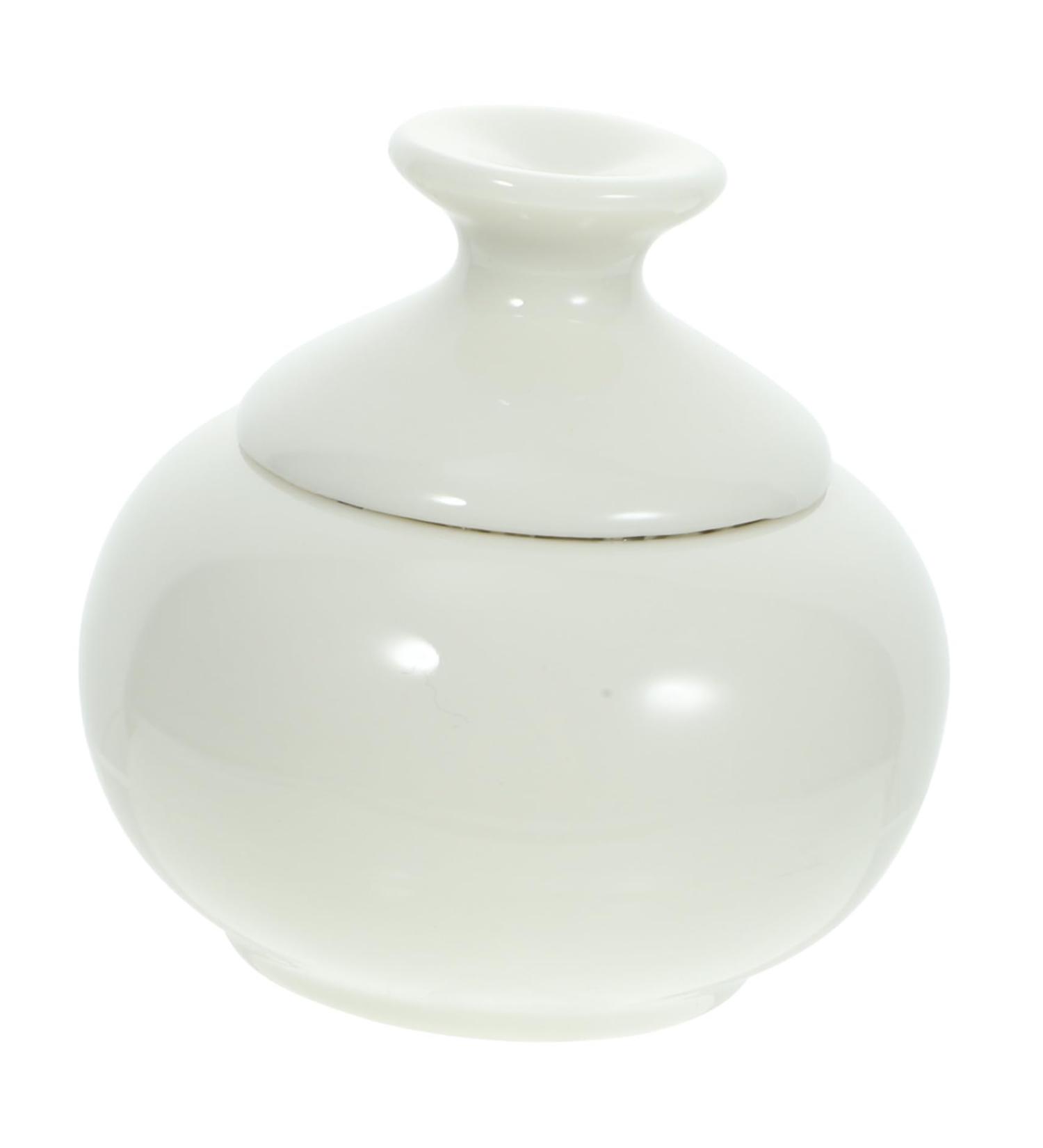 Buy Housoutil White Porcelain Travel Jars - Small Cosmetic & Tea Can 4.7x4.7cm | Ideal for Makeup Creams and Balms - International Shipping Available - Buy Online on GoSupps.com