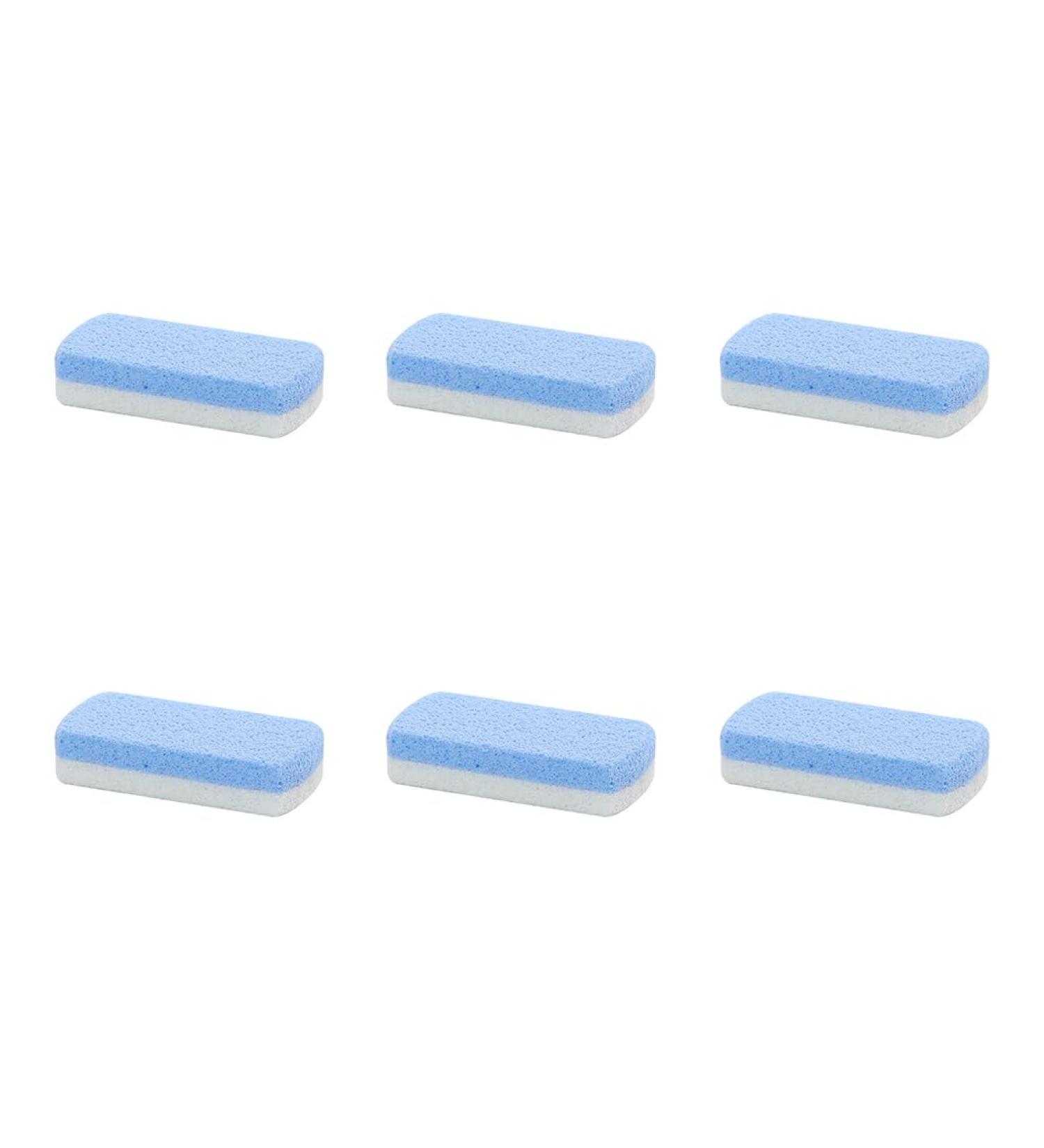 kawehiop 6piece Non-Toxic and Odorless Foot Pumice Stone for Smooth Line and Round Edge Wide Application Pedicure Foot Cleaning Blue - Buy Online on GoSupps.com