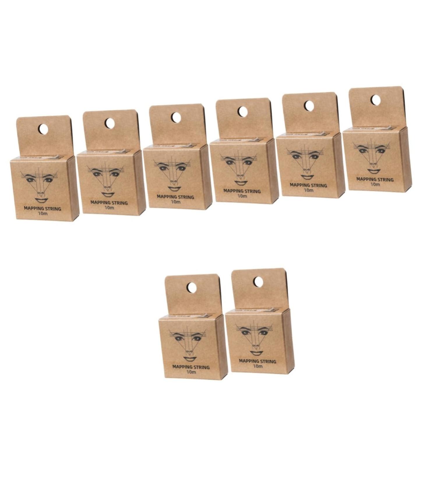 Didiseaon 8 Pcs Ink Pattern Embroidery Thread Ruler Ink Wire Embroidered Eyebrow Ink Draw a Line Wire Box - Buy Online on GoSupps.com