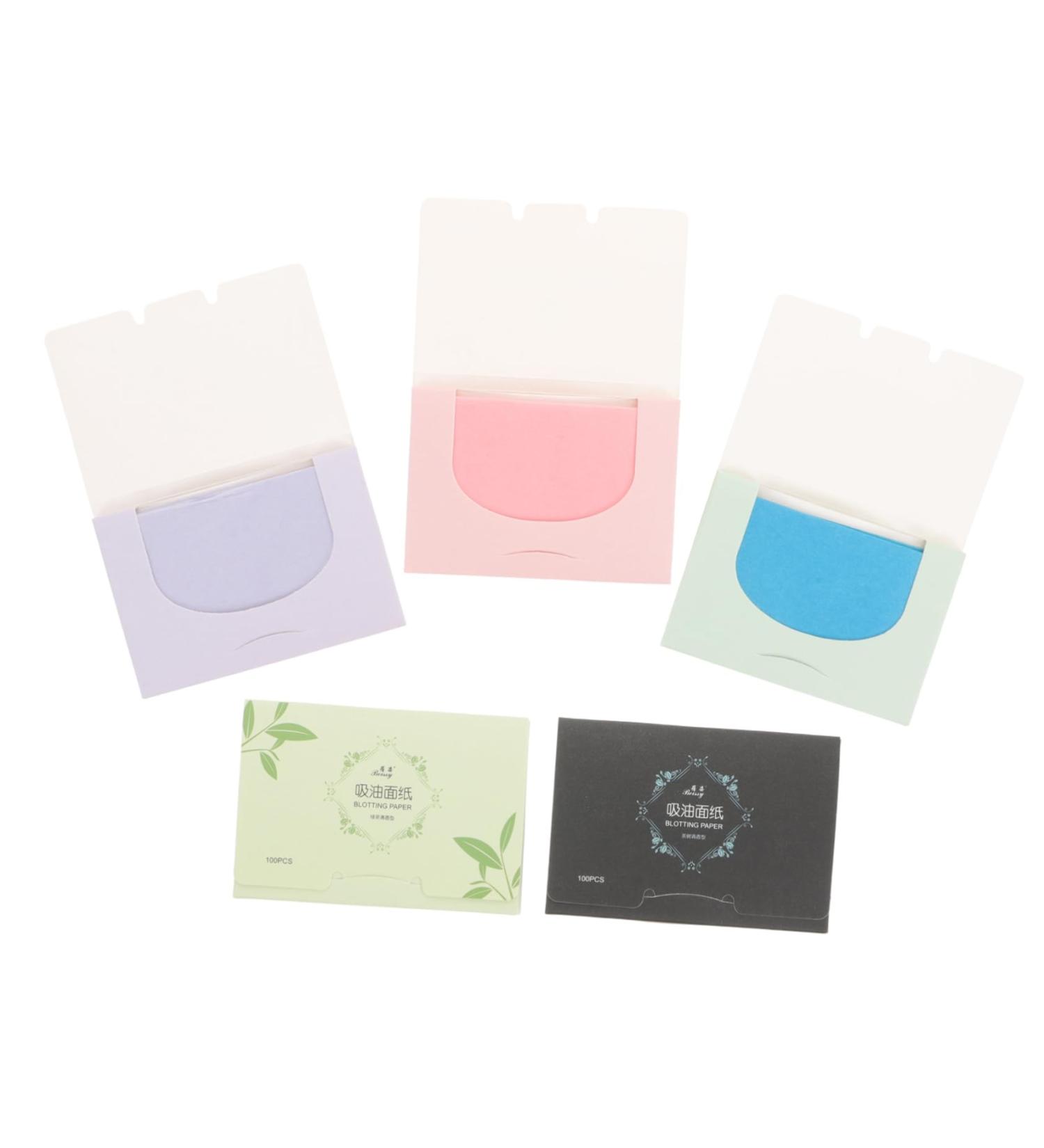Angoily 500 Pieces Skin Pads Face Oil Absorbing Paper Face Oil Paper Handy Oil Absorbing Tissue Reusable Face Pads Oily Skin Paper Makeup Blotting Paper Oily Skin Care Cosmetic Oil Control - Buy Online on GoSupps.com