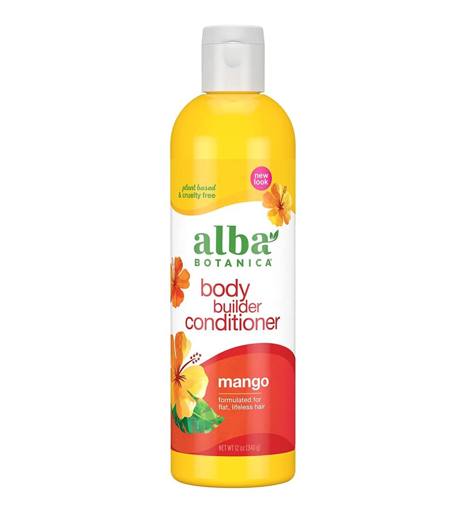 Alba Botanica Mango Body Builder Conditioner - 12 Oz | Nourishing Hair Care - Buy Online on GoSupps.com