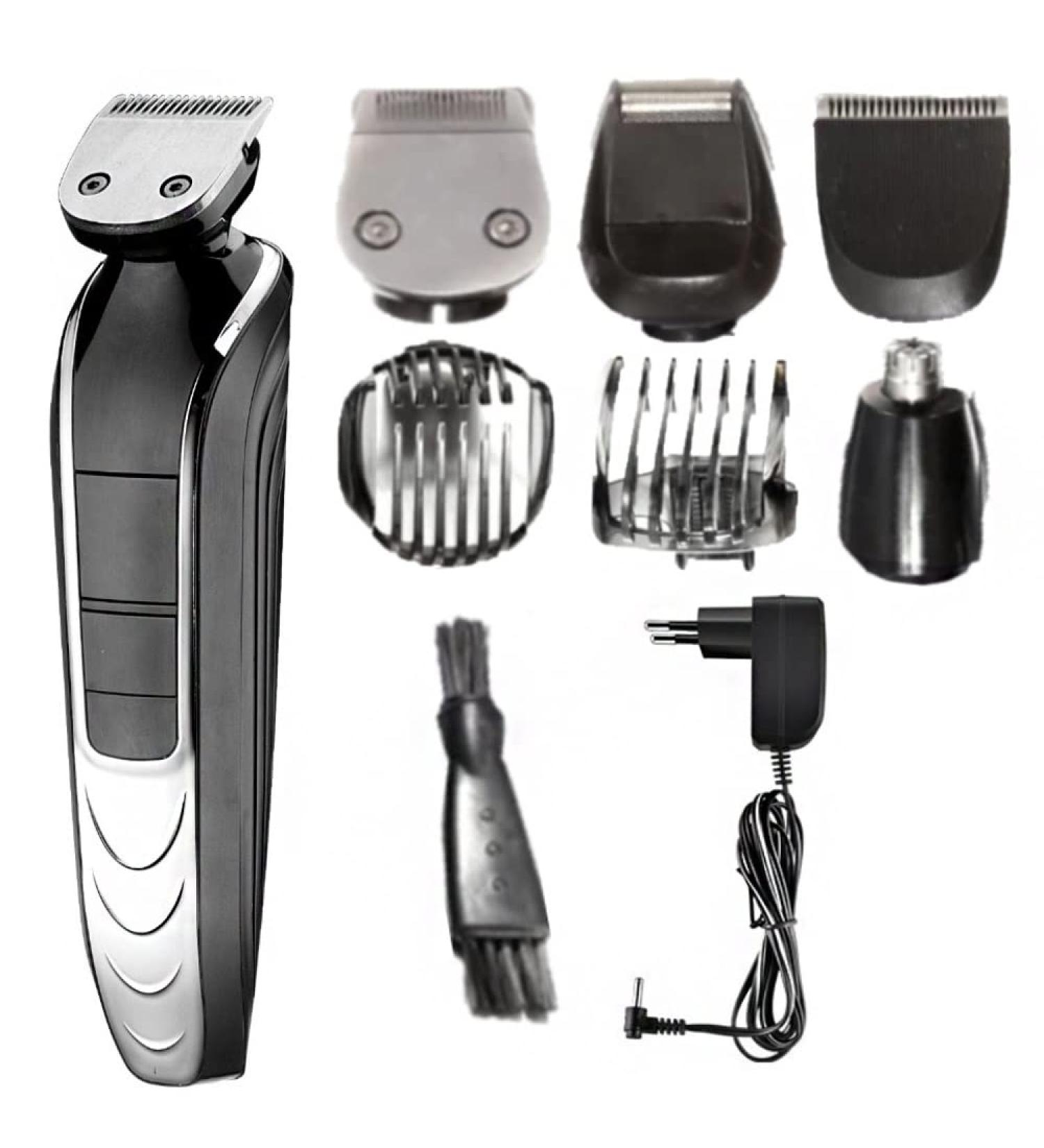 5 in 1 Professional Rechargeable Barber Scissors & Hair Clippers for Men - Cordless Adjustable Clipper & Shaver - US Plug - Buy Online on GoSupps.com