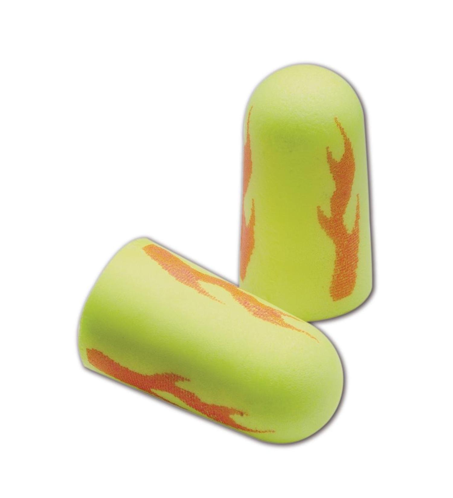 3M 10080529120653 312-1252 E-A-Rsoft Yellow Neon Blasts Disposable Uncorded Earplugs One Size Fits All (Pack of 200)