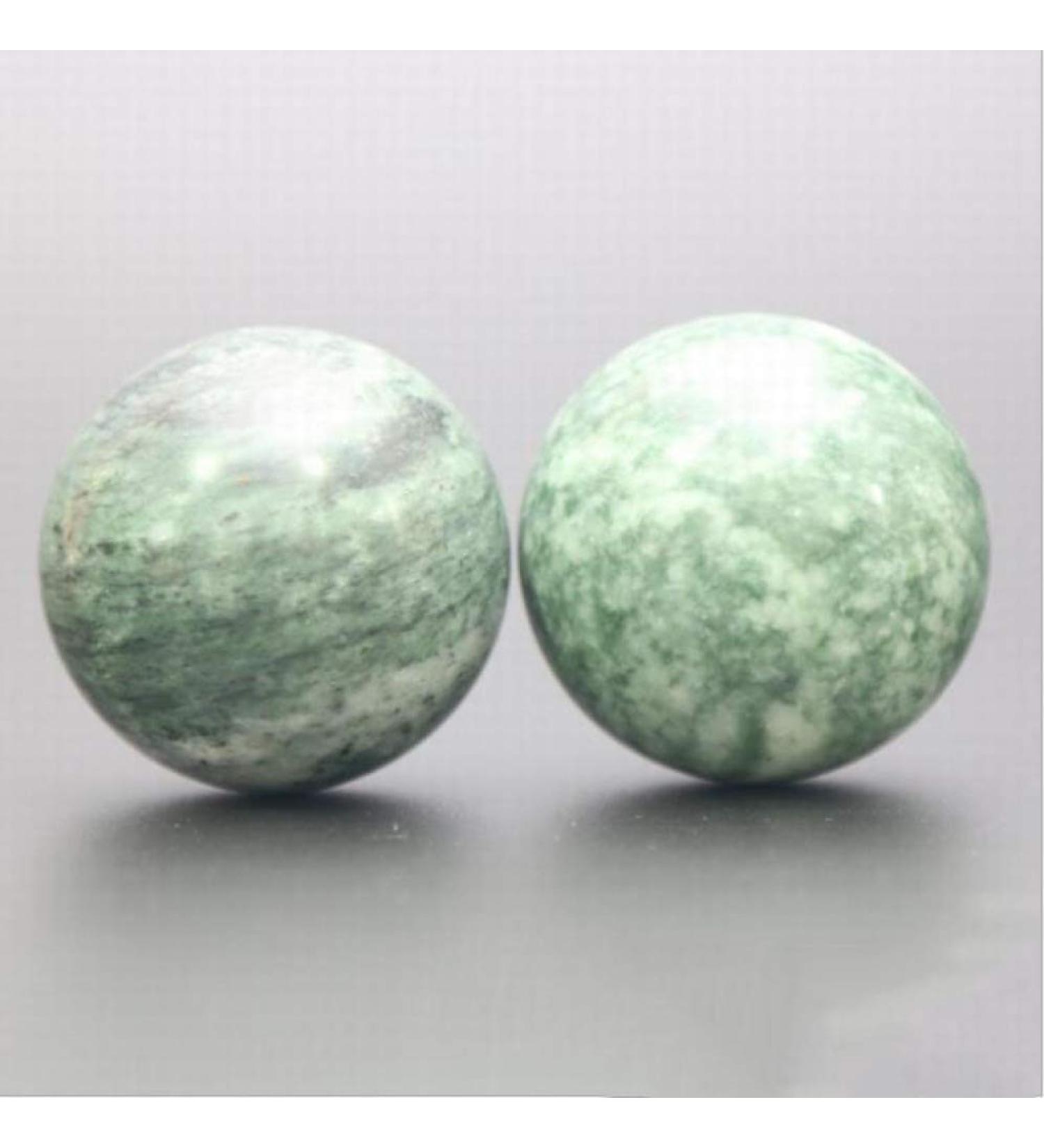 Dixinla Baoding Fitness Ball Natural Lantian Jade White Jade Handball Jade Fitness Ball Agate Hand Health Care Ball Chinese Ball - Buy Online on GoSupps.com