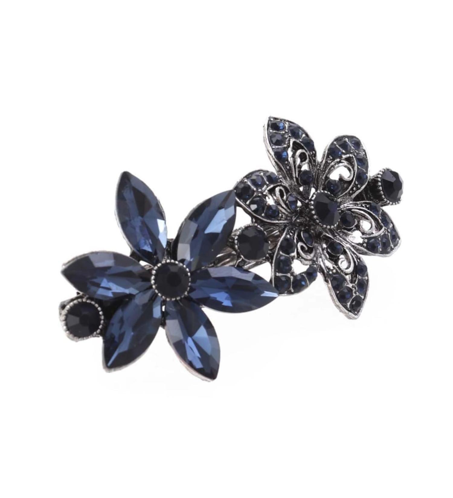 FRCOLOR Spring Clip Headwear headpiece hair clip barrettes crystal headpiece elegant hair clips crystal hair clips hair barrette aquamarine Crystal Rhinestone Headpiece - Buy Online on GoSupps.com