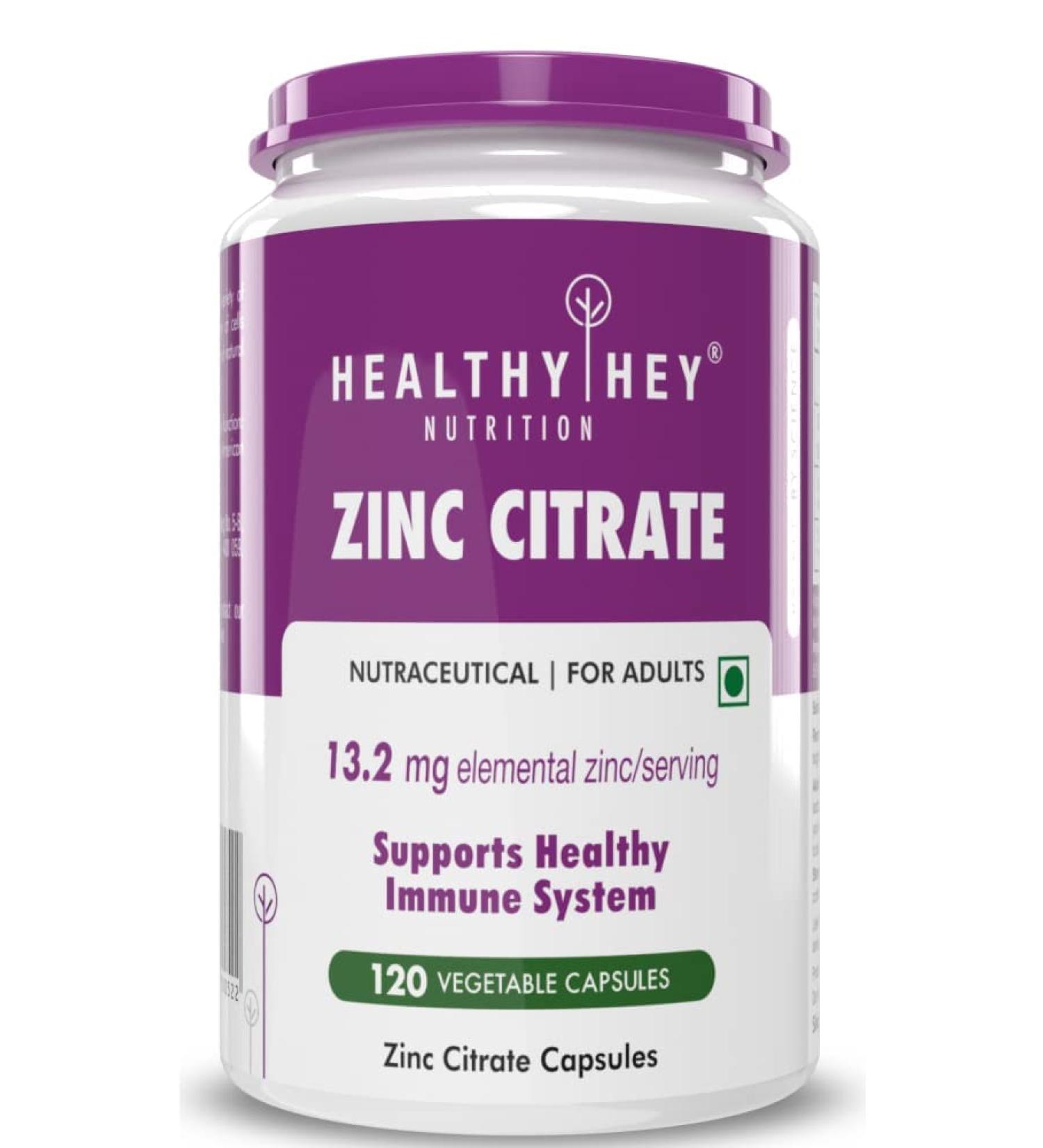 Sheltr Zinc Citrate Supports Immune and Immunity - 120 Veg Capsules - Buy Online on GoSupps.com