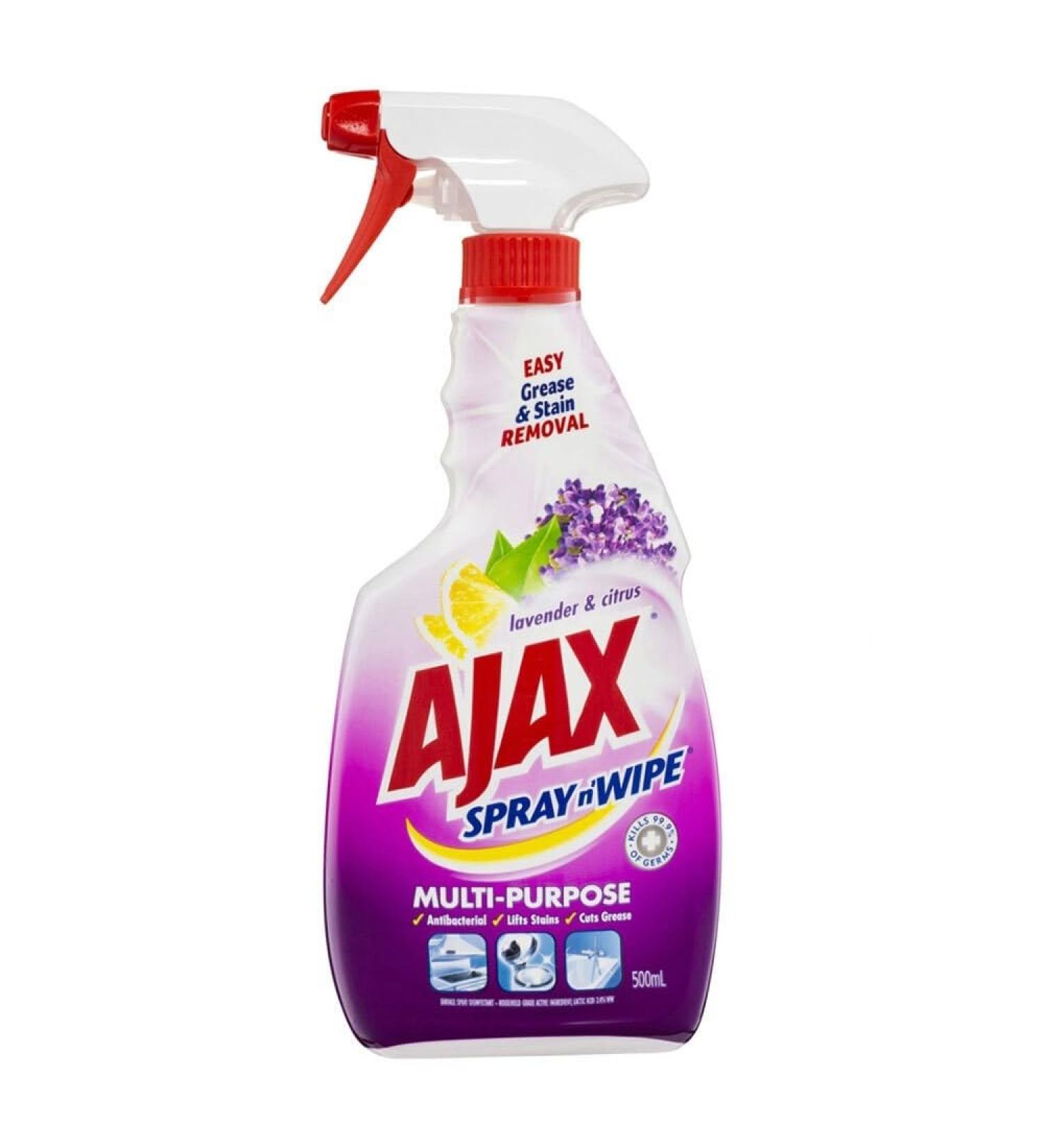 Ajax Spray N Wipe Lavender & Citrus Trigger 500ml - Buy Online on GoSupps.com