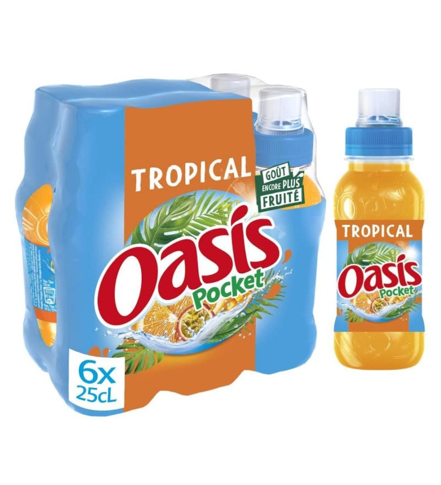 OASIS - Push Pull Tropical 6X25Cl - The Unit - Special Offer - Buy Online on GoSupps.com