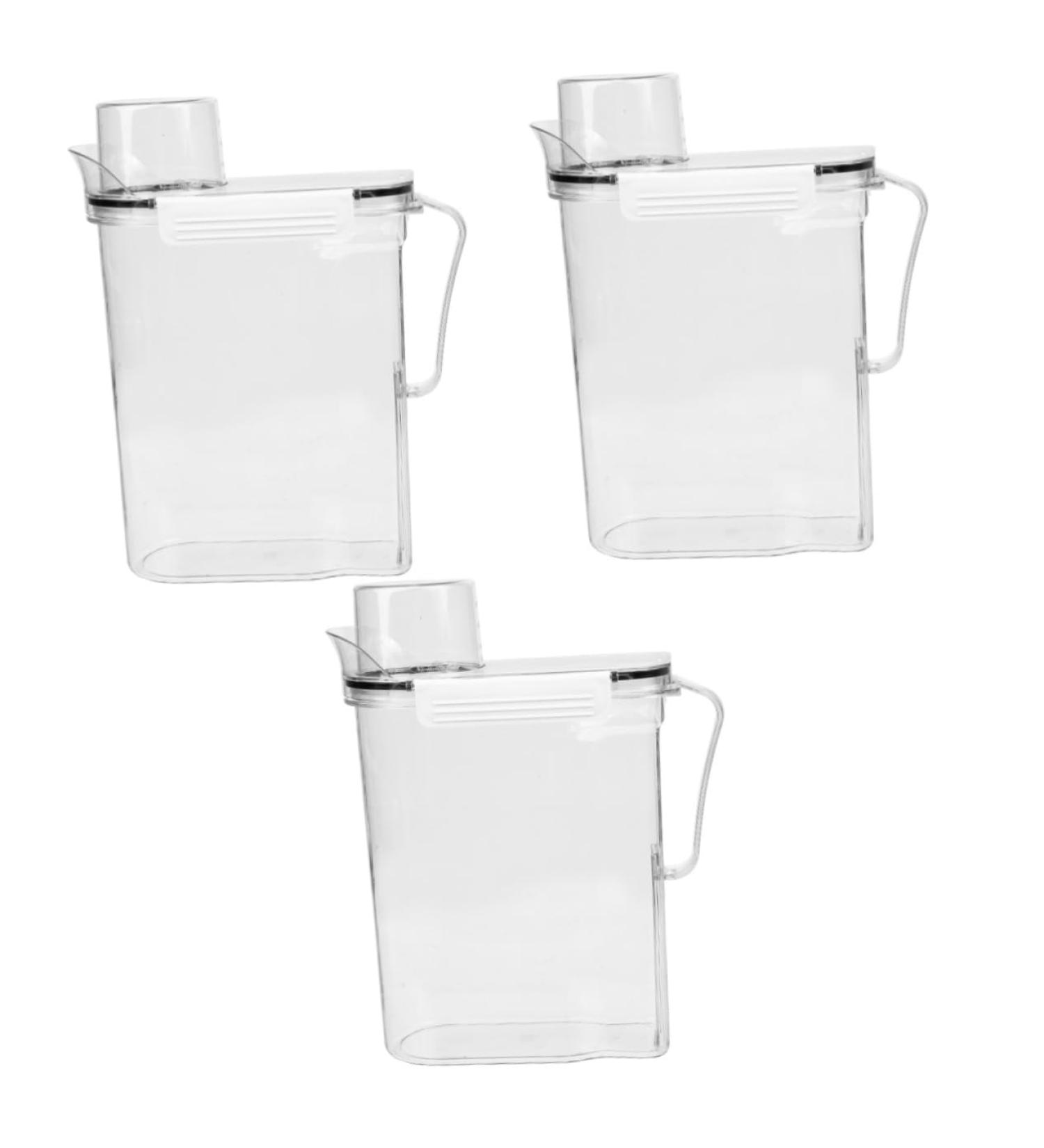 HAPINARY 3pcs Laundry Storage Box Laundry Bottle Tide Laundry Liquid Plastic Transparent - Buy Online on GoSupps.com