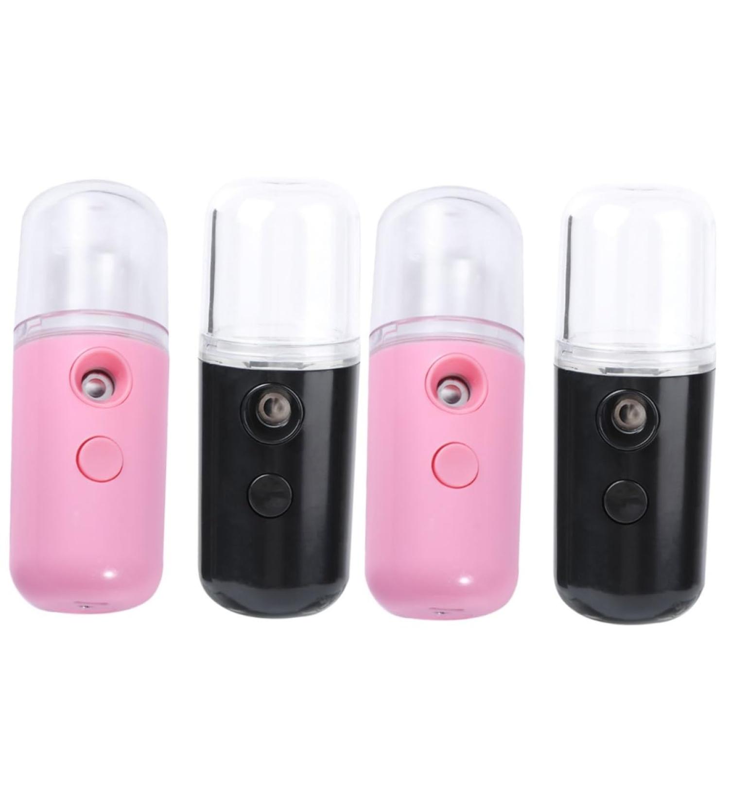 Beavorty 4 pcs Spray Hydrating Apparatus mini spray bottle pink cleaner portable humidifiers handheld facial 10.5x3.5cmx2pcs Pink Blackx2pcs - Buy Online on GoSupps.com