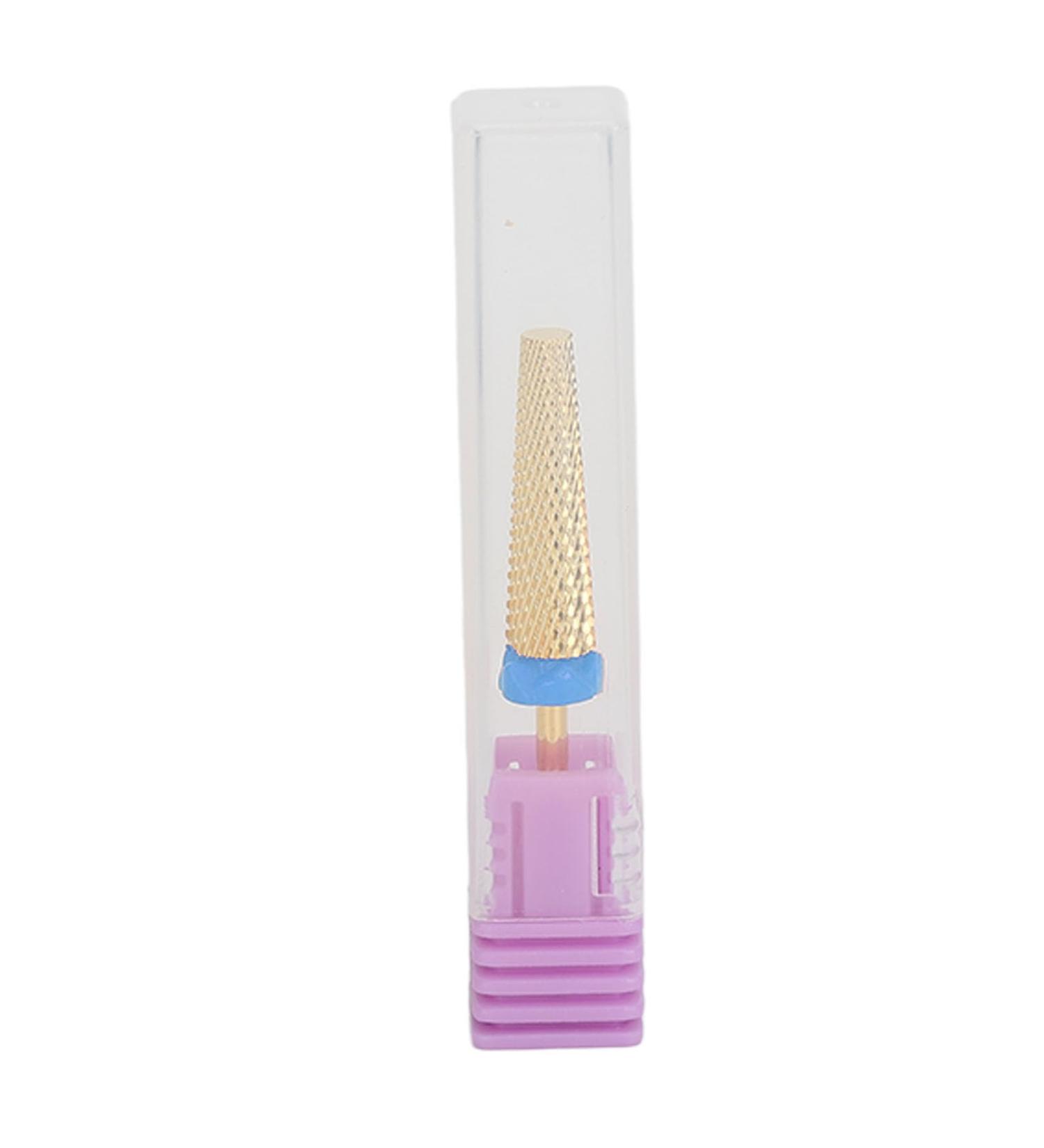 Nail Grinding Head Ultra Long Golden Cone Quick Grinding Multi-function Manicure Drill for Salon (133#-M) - Buy Online on GoSupps.com