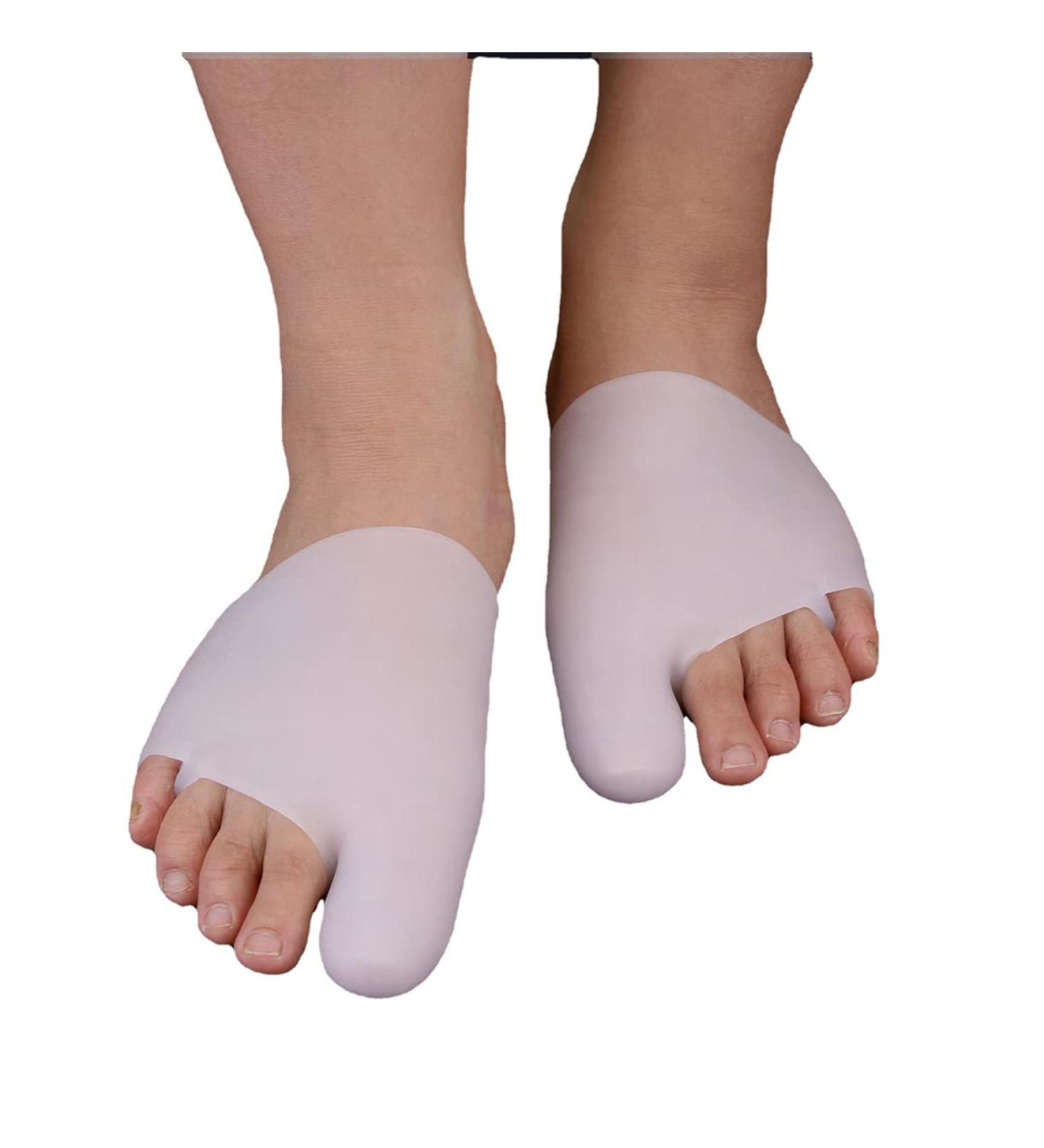 Manfeng Bunion Foot Sleeve - Bunion Corrector for Men & Women - Relief from Hallux Valgus & Big Toe Joint Pain - White (1 Pair) - Buy Online on GoSupps.com