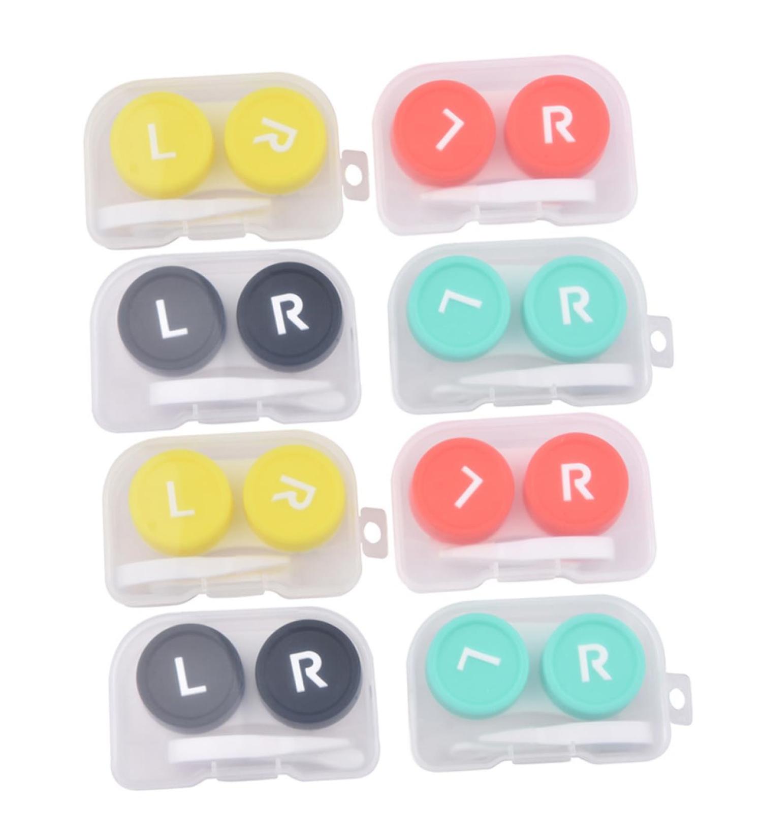 Gatuida 8-Pack Travel Contact Lens Case - Durable Storage & Solution Container for Eyewear - Buy Online on GoSupps.com