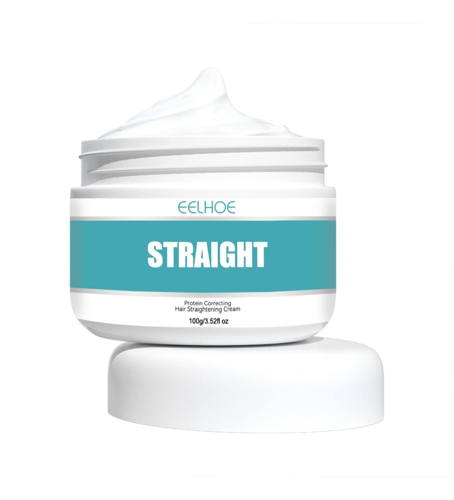 Hair Straightening Cream | Protein Moisturizing Cream for All Hair Types | Silk & Gloss Nourishing Smooth - Buy Online on GoSupps.com