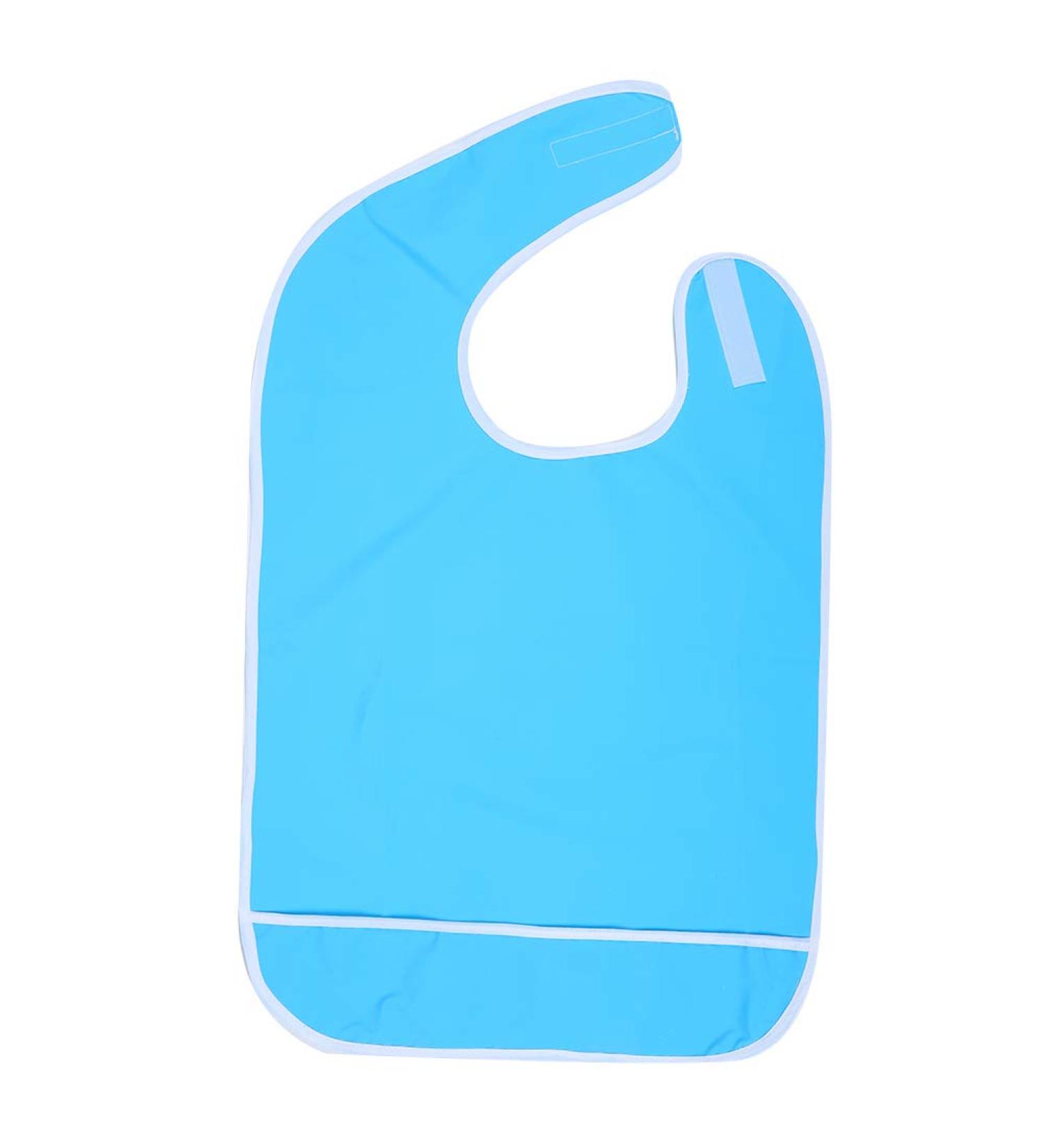 Buy Waterproof Oil-Repellent Adult Libs for Seniors | Reusable & Washable with Velcro Fastener - Blue 45x65 - Buy Online on GoSupps.com