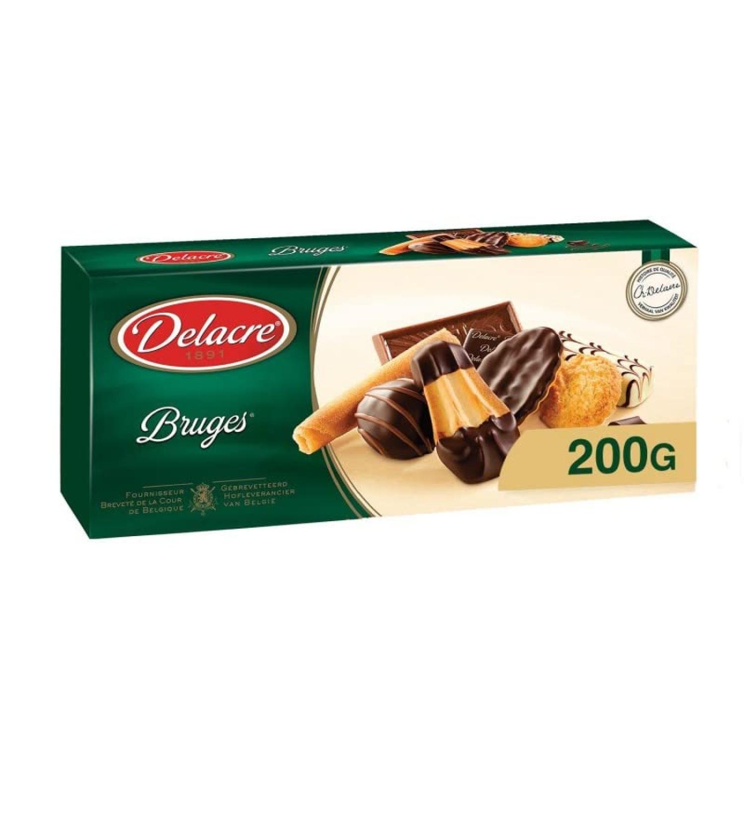  G n rique Delacre - Brugge 200g - Belgian Butter Biscuits - Savor Authenticity and Finesse - Pack of 4 - Buy Online on GoSupps.com