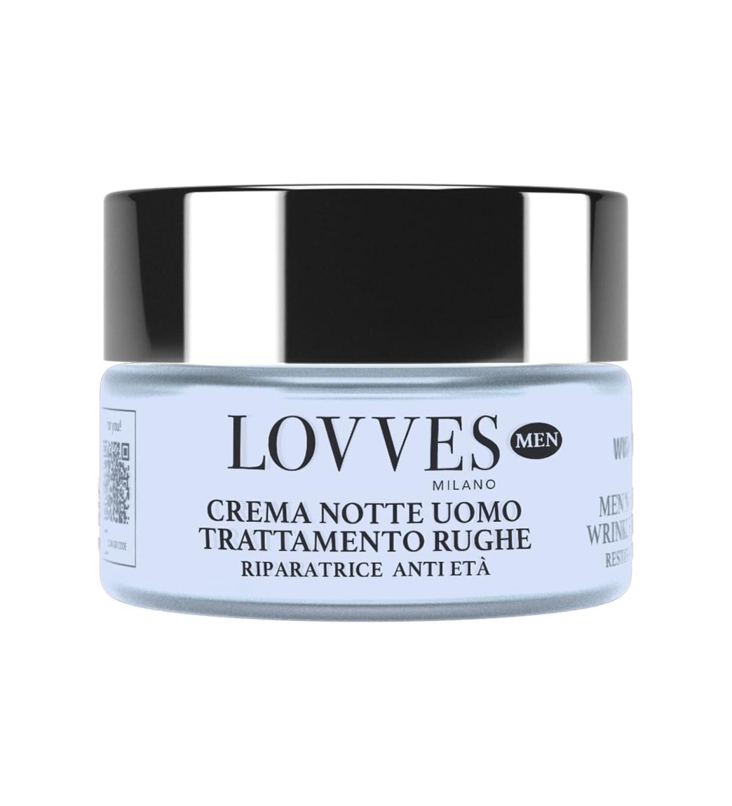 LOVVES Cr me de Nuit Anti-Rides Homme Haute Cosm tique Naturelle R pare la Peau pendant le Sommeil Antioxydante et R g n rante vite le Vieillissement Pr matur Absorption Rapide 50ml - Buy Online on GoSupps.com