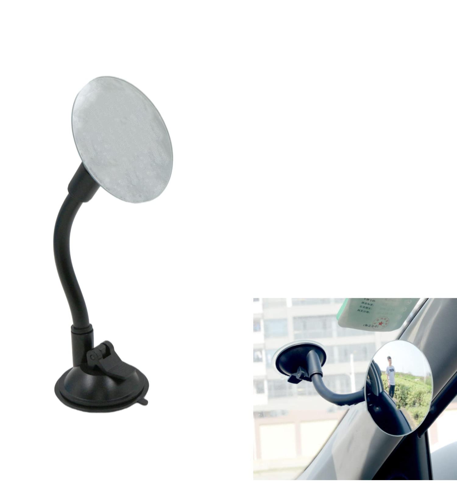 Back Seat Baby Mirror - 360 Swiveling Rear View Mirror for Safe Child Travel | Large Visual Field & Suction Cup Mount - Shop Now! - Buy Online on GoSupps.com