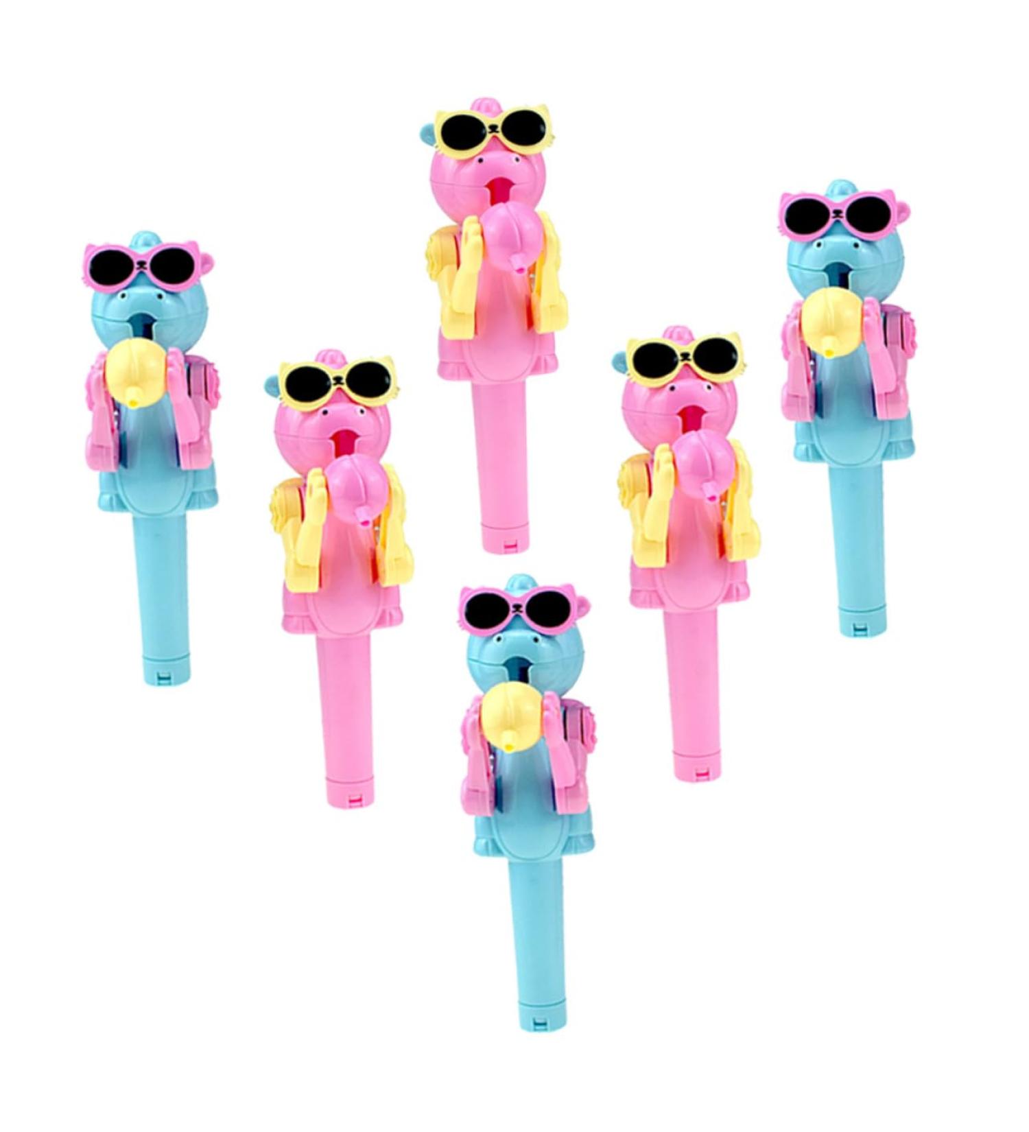 LALADEFIEE 6pcs Lollipop Robot Toy Lollipop Storage To-y Lollipop Case Holder Creative Eat Lollipop Ups Plastic - Buy Online on GoSupps.com