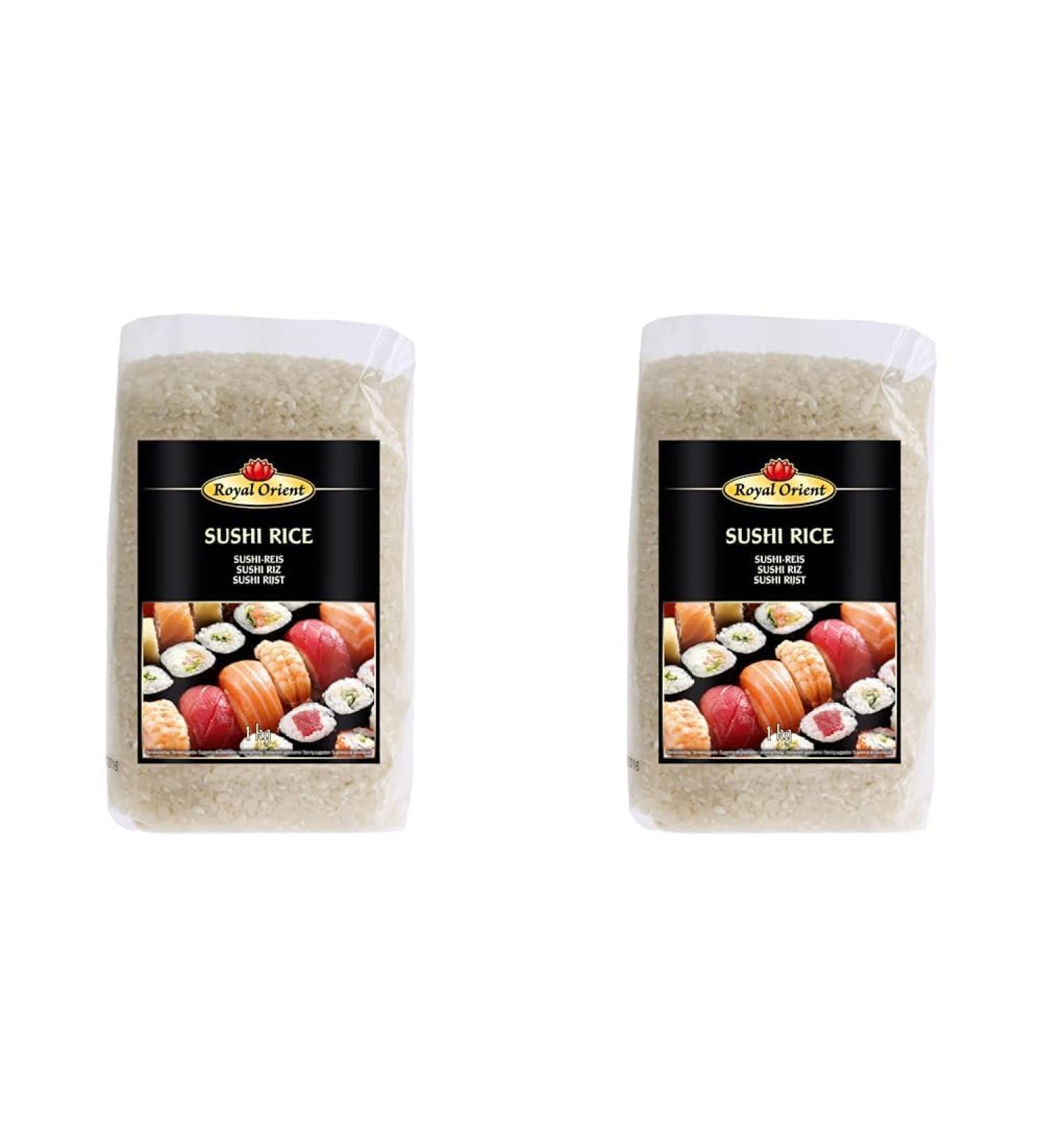 Buy Royal Orient Sushi Rice (2 Pack 1 KG Each) - Premium Quality for Perfect Sushi | International Shipping Available - Buy Online on GoSupps.com