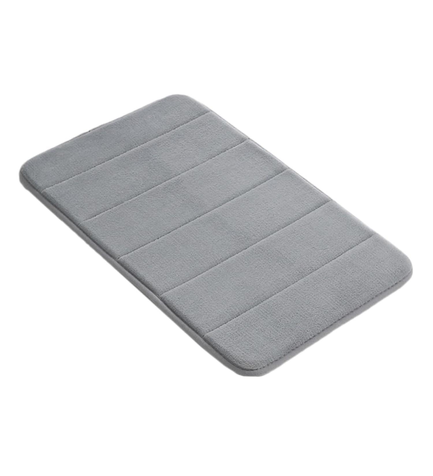 PRETYZOOM Area Rugs Tile Flooring Mat Outdoor Floor Mat Non Slip Carpet Bed Room Carpet Bath Mat Absorb Water Grey 20 x 32 cm (Rectangular) - Buy Online on GoSupps.com