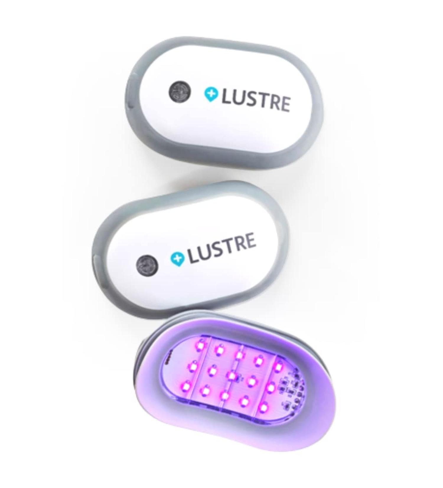 LUSTRE ClearSkin TRIO - Blue Light Acne Treatment Device UV-Free & Wireless | LED Therapy for Face and Body Acne Spots and Blemishes | Prevent breakouts inflammation and Skin Redness - Buy Online on GoSupps.com