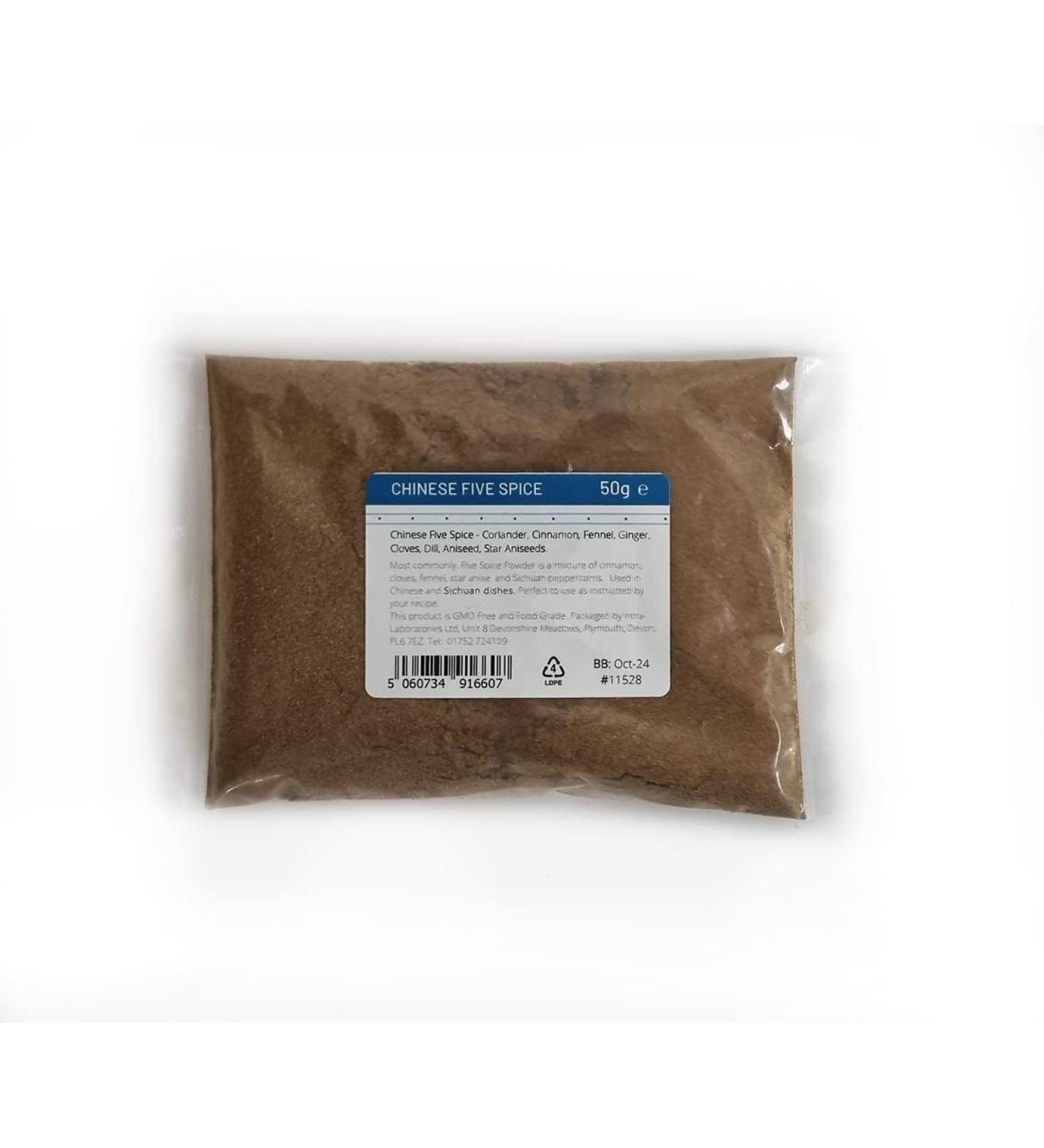 Premium Quality Chinese Five Spice Powder Seasoning - 50g | All-Natural Ingredients - Buy Online on GoSupps.com