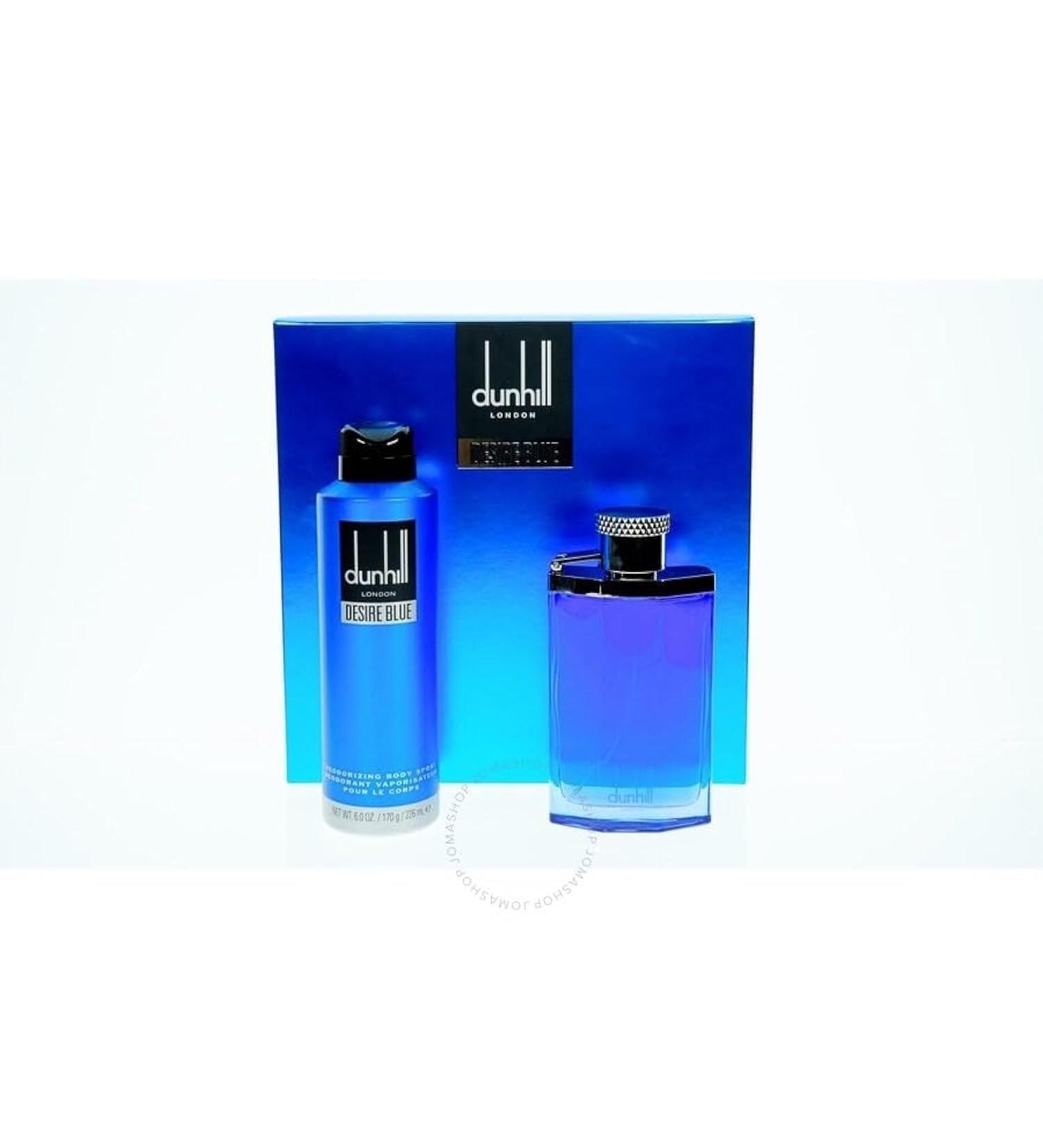 Desire Blue by Alfred Dunhill for Men - 2 Pc Gift Set 3.4oz EDT Spray 6.0oz Deodorant Spray