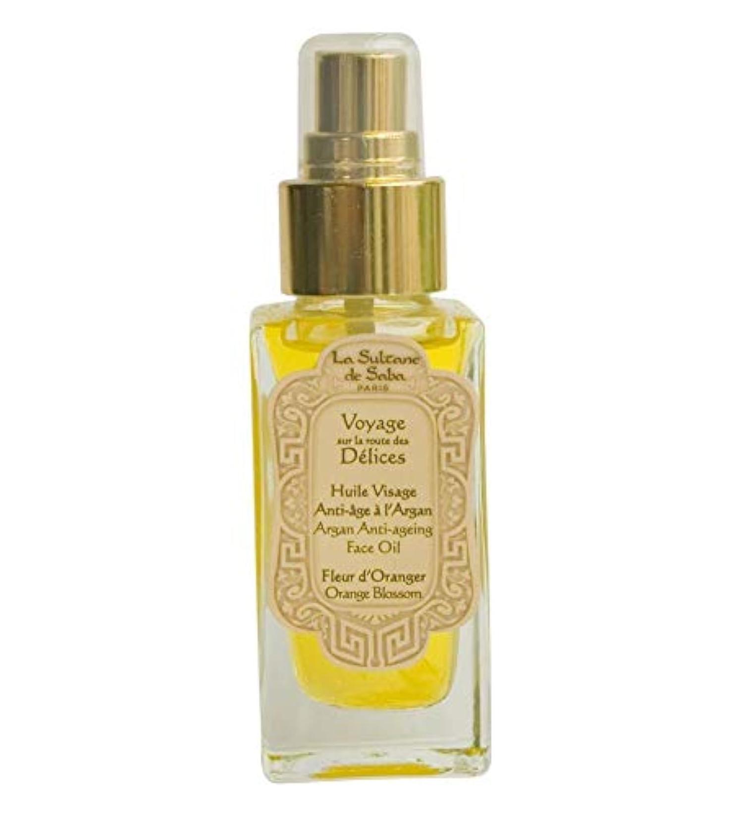 La Sultane de Saba - Organic Argan and Orange Blossom Face Oil, 50 ml - Journey on the Road to Delights