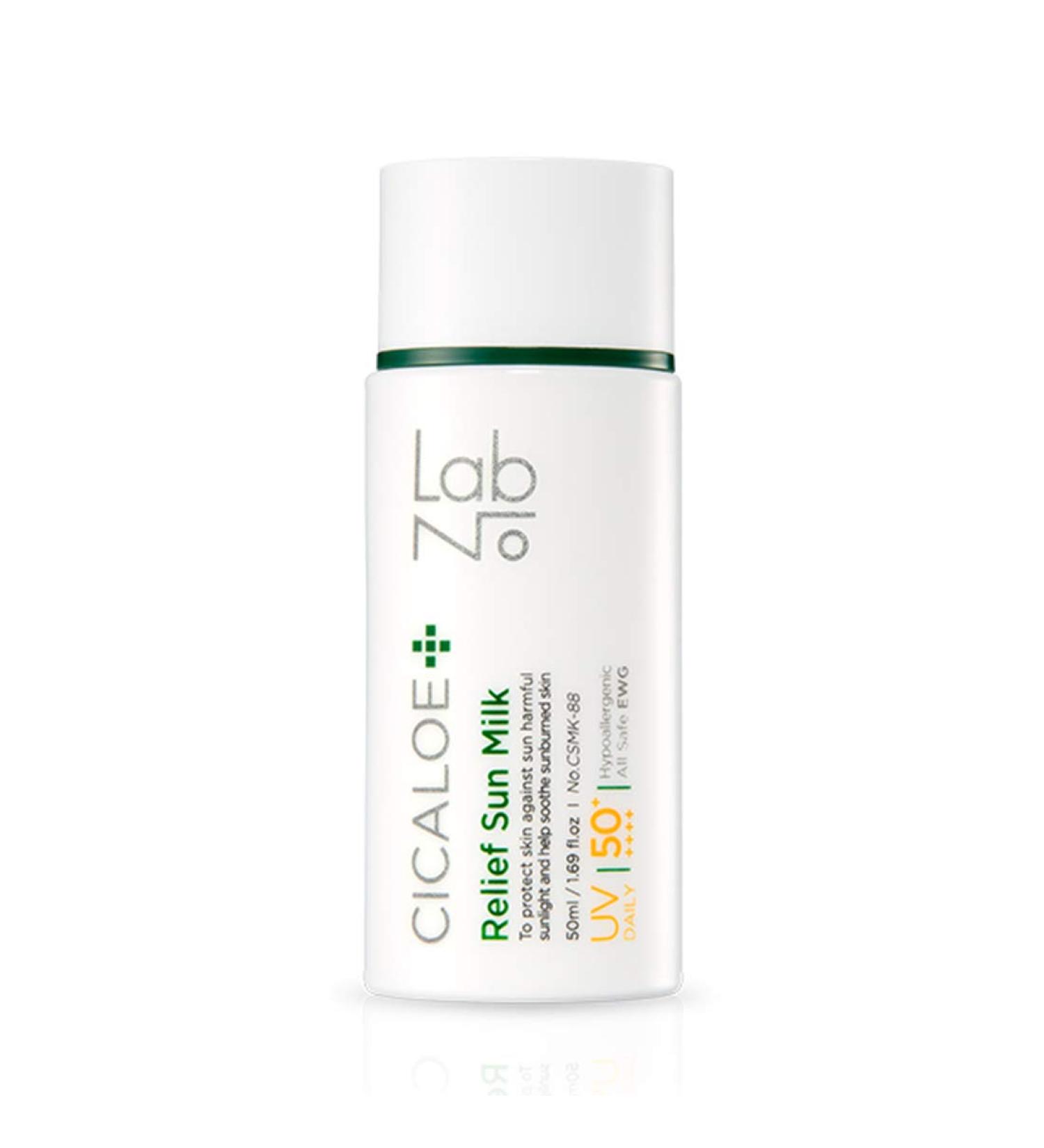 LabNo Cicaloe Relief Sun Milk SPF50+PA++++ 50ml | High Protection Sunscreen - Buy Online on GoSupps.com