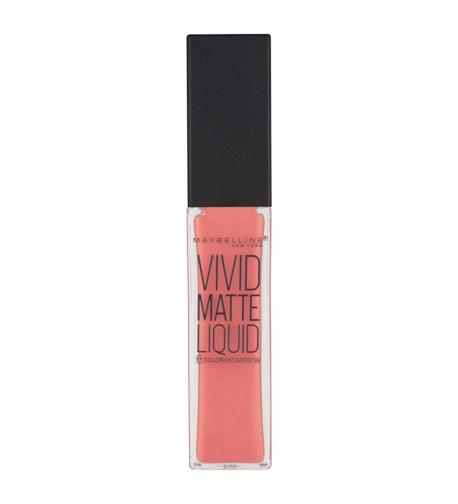 Maybelline Color Sensational Vivid Matte Liquid Lipstick in Blush #7 - Buy Online on GoSupps.com